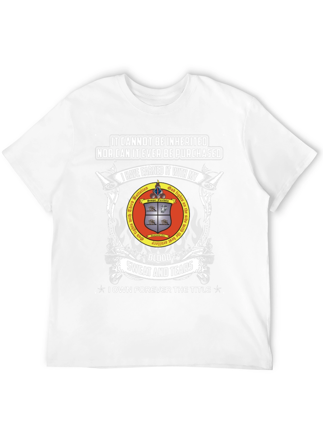 Earned Honor T-Shirt: Blood Sweat and Tears