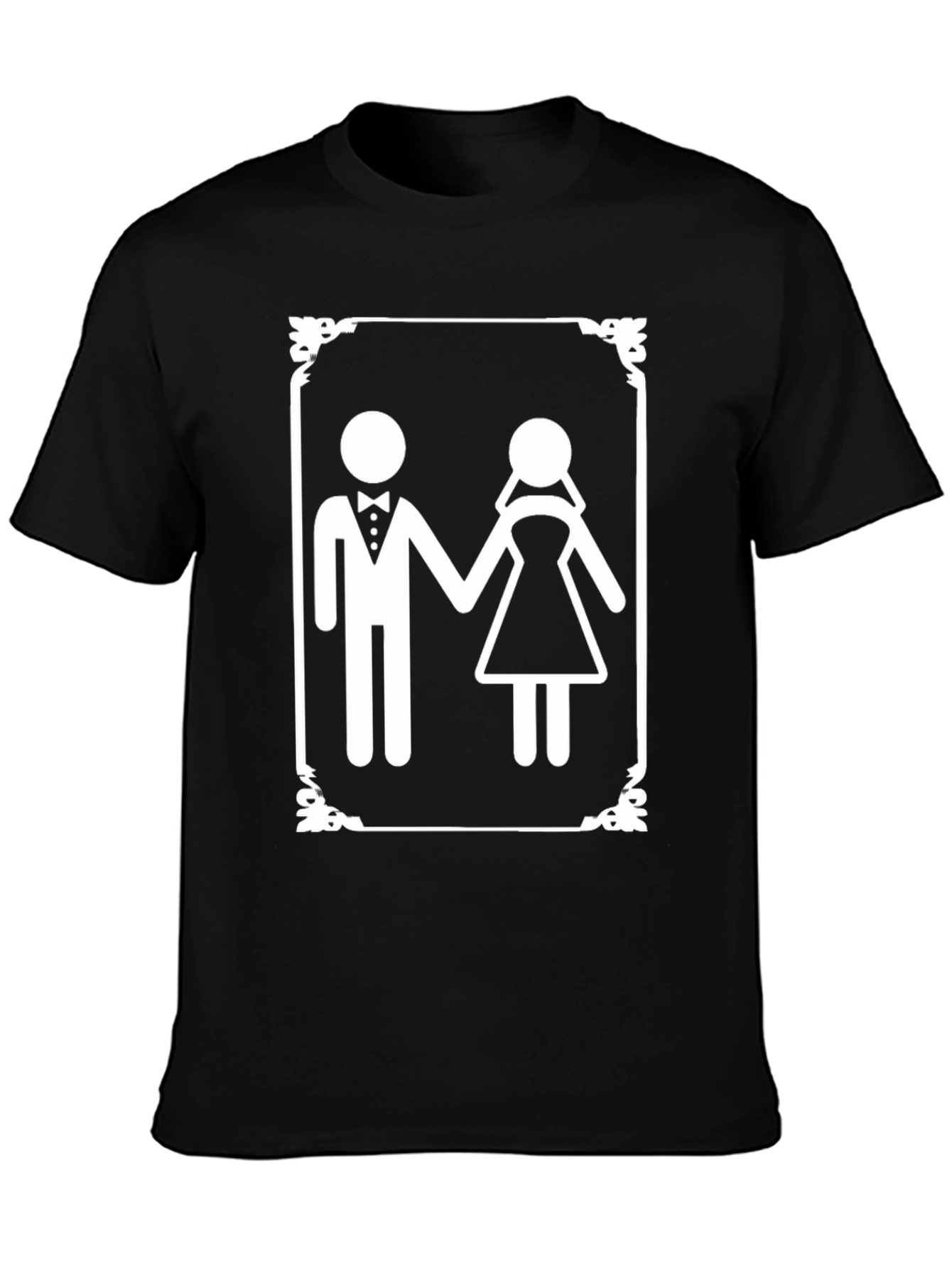Newlywed T-Shirt: Bride and Groom Graphic Tee