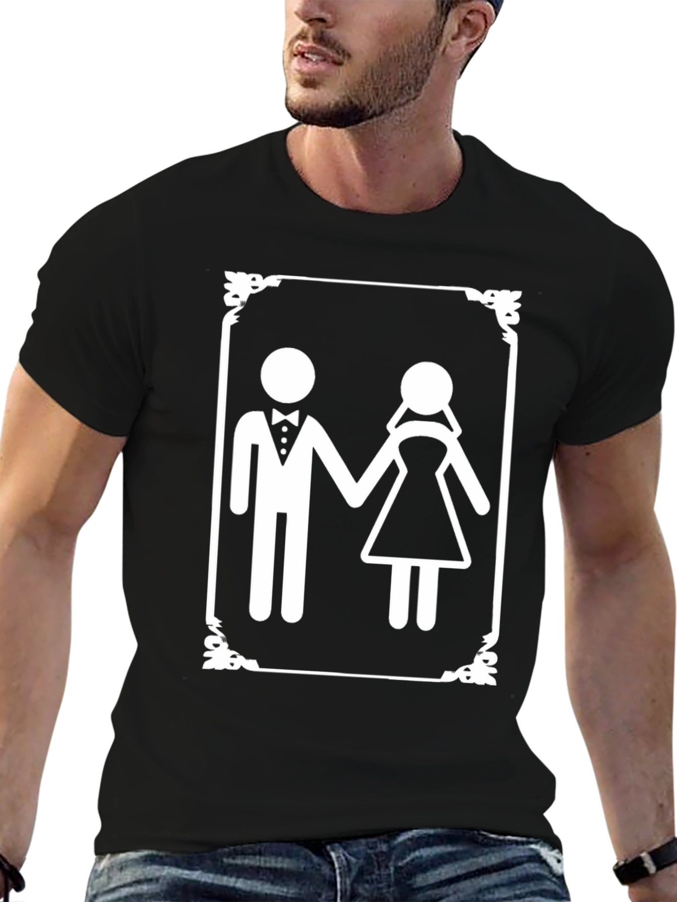 Newlywed T-Shirt: Bride and Groom Graphic Tee