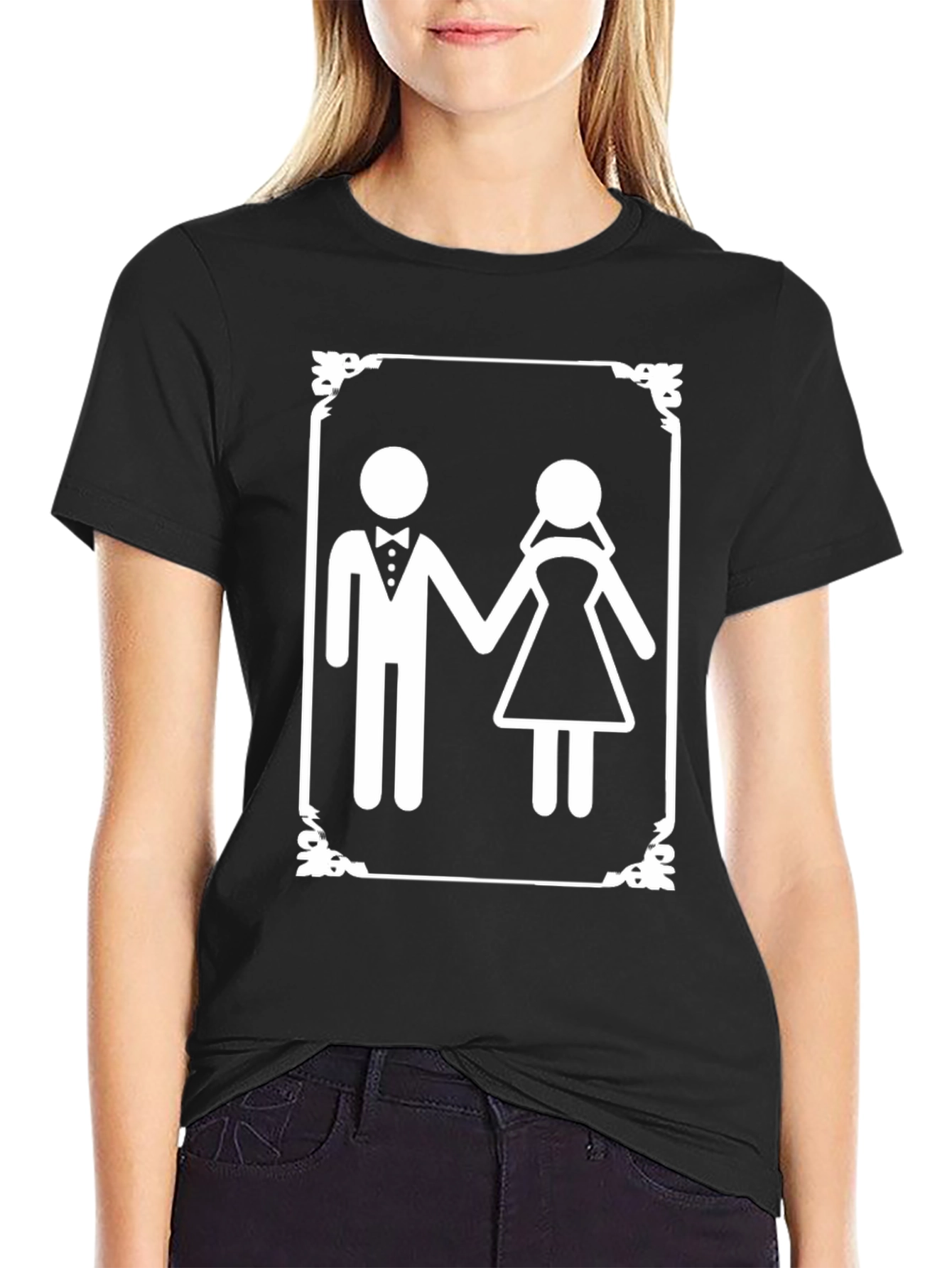 Newlywed T-Shirt: Bride and Groom Graphic Tee