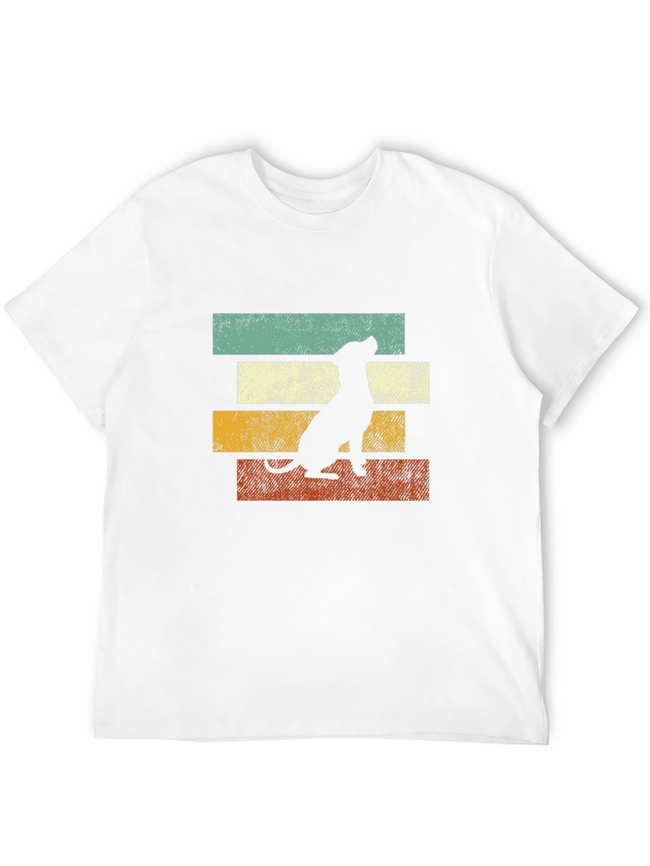 Retro Dog Silhouette Graphic Tee