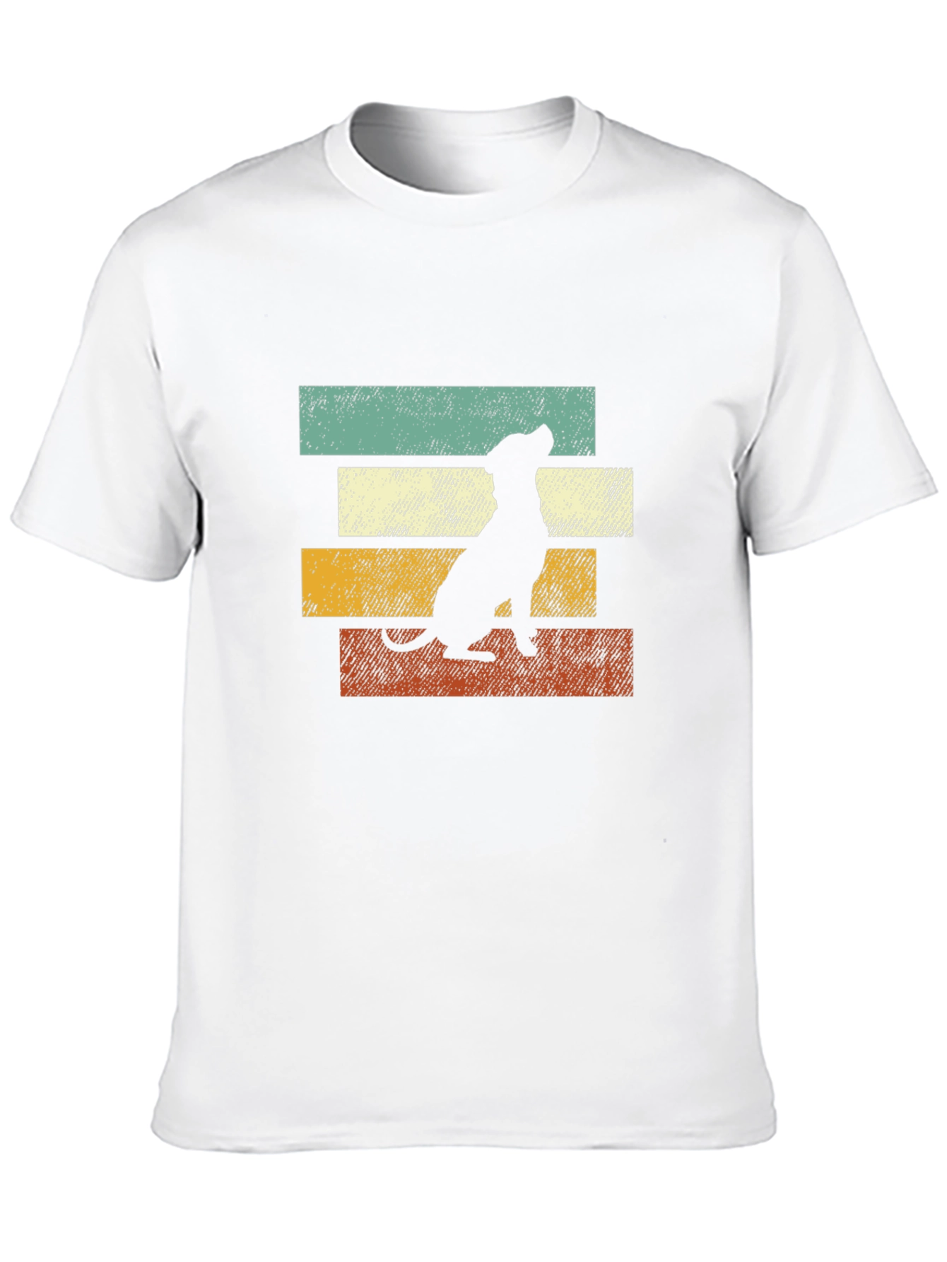 Retro Dog Silhouette Graphic Tee