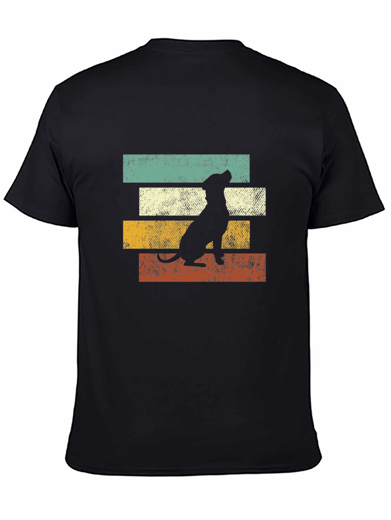 Retro Dog Silhouette Graphic Tee