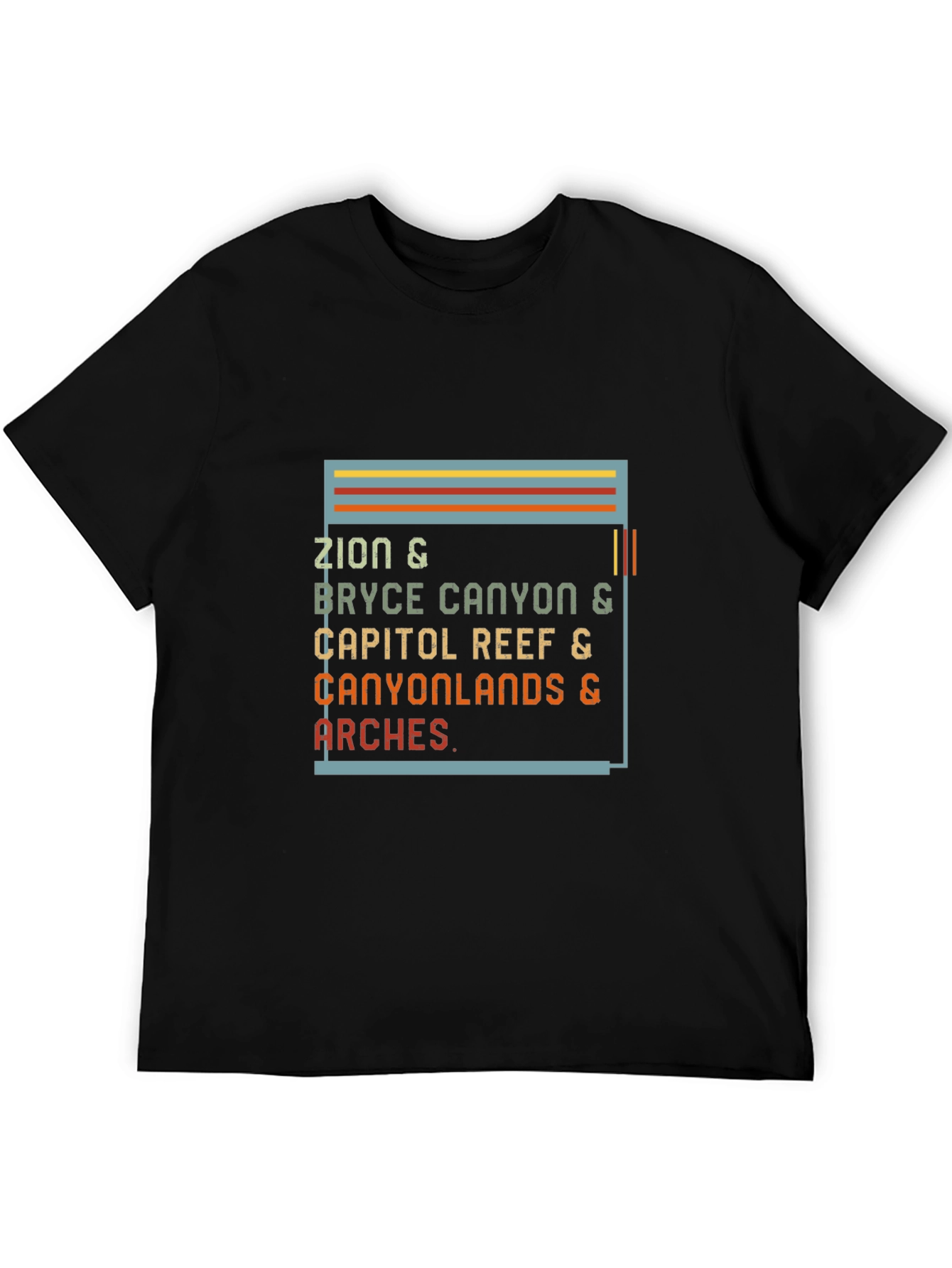 Utah Parks Graphic T-Shirt