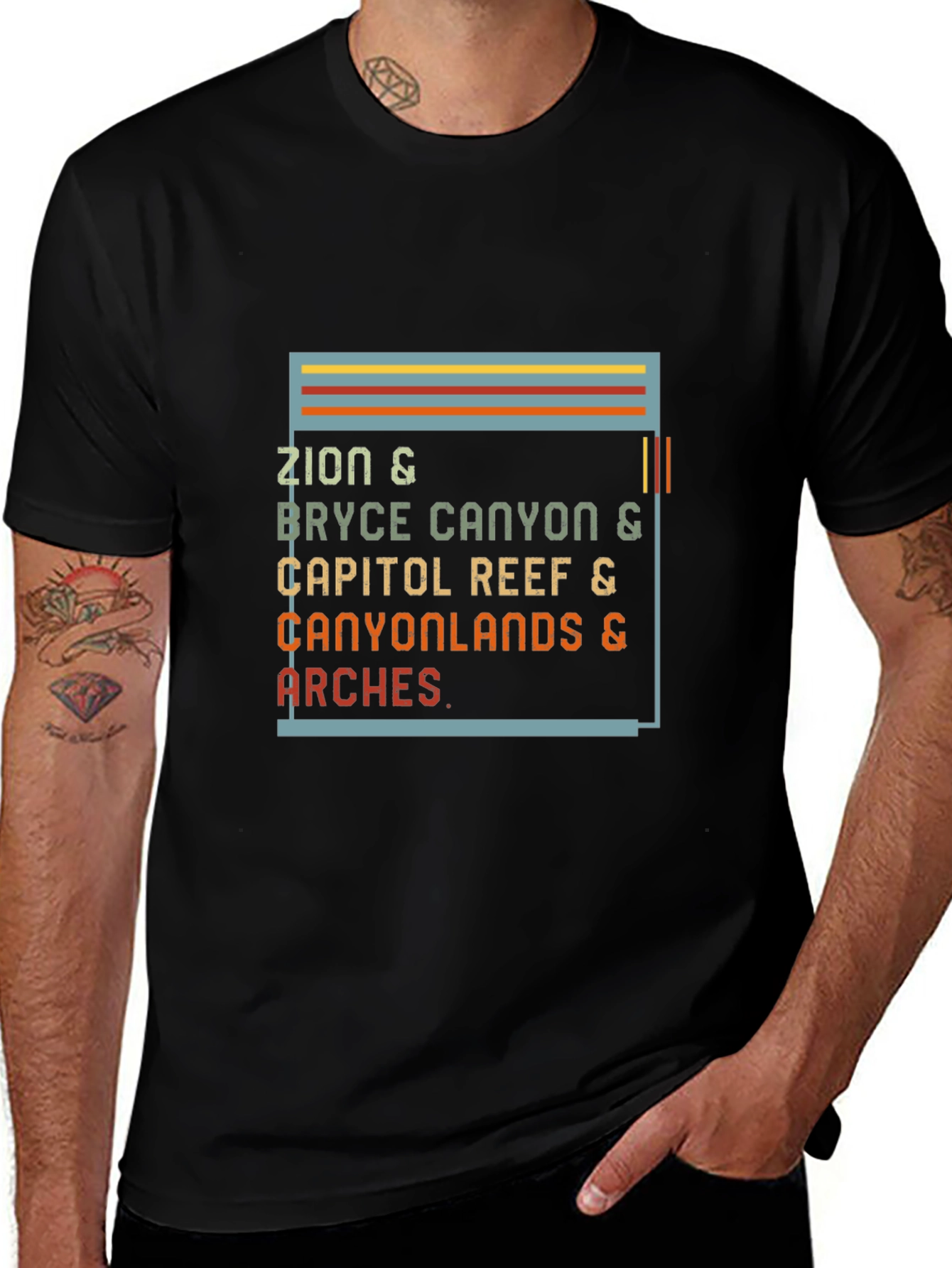 Utah Parks Graphic T-Shirt
