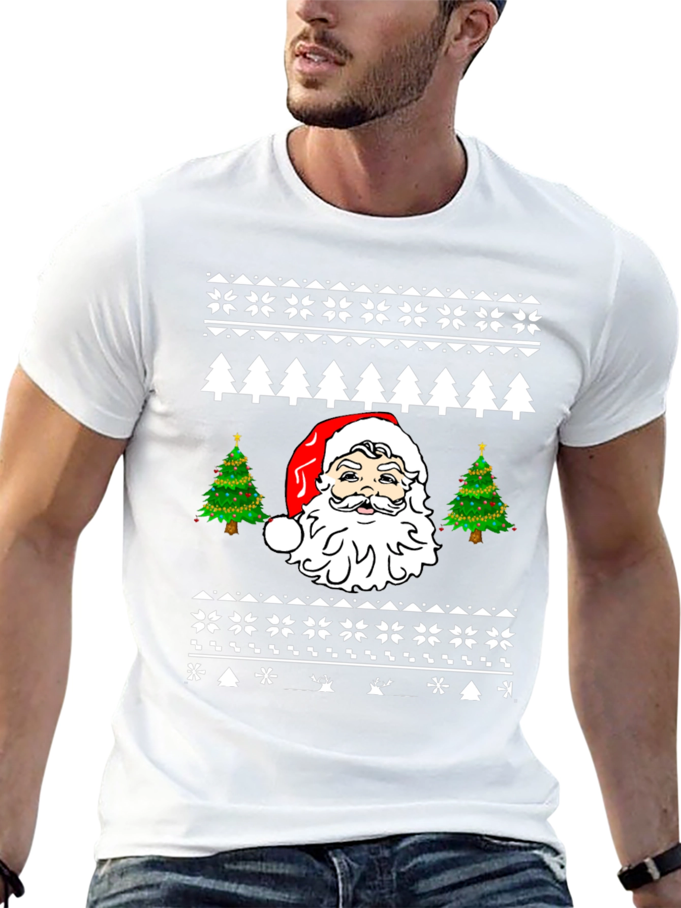 Festive Santa Christmas T-Shirt