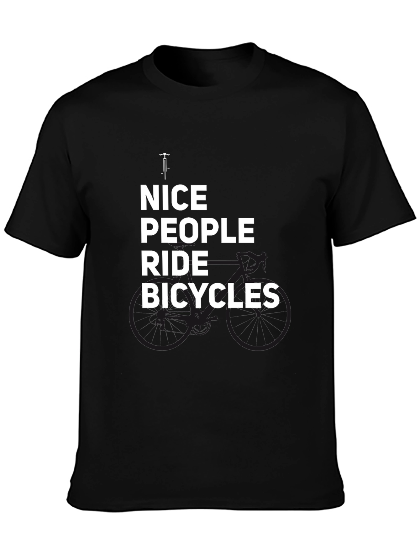Nice People Ride Bicycles Graphic Tee