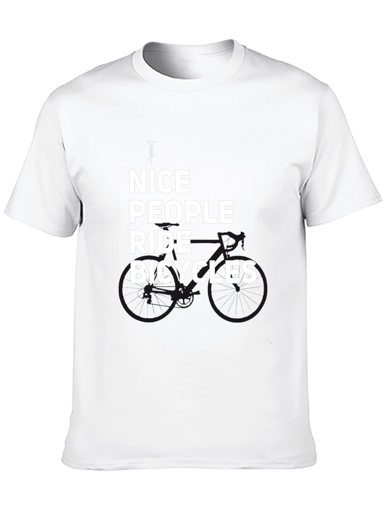 Nice People Ride Bicycles Graphic Tee