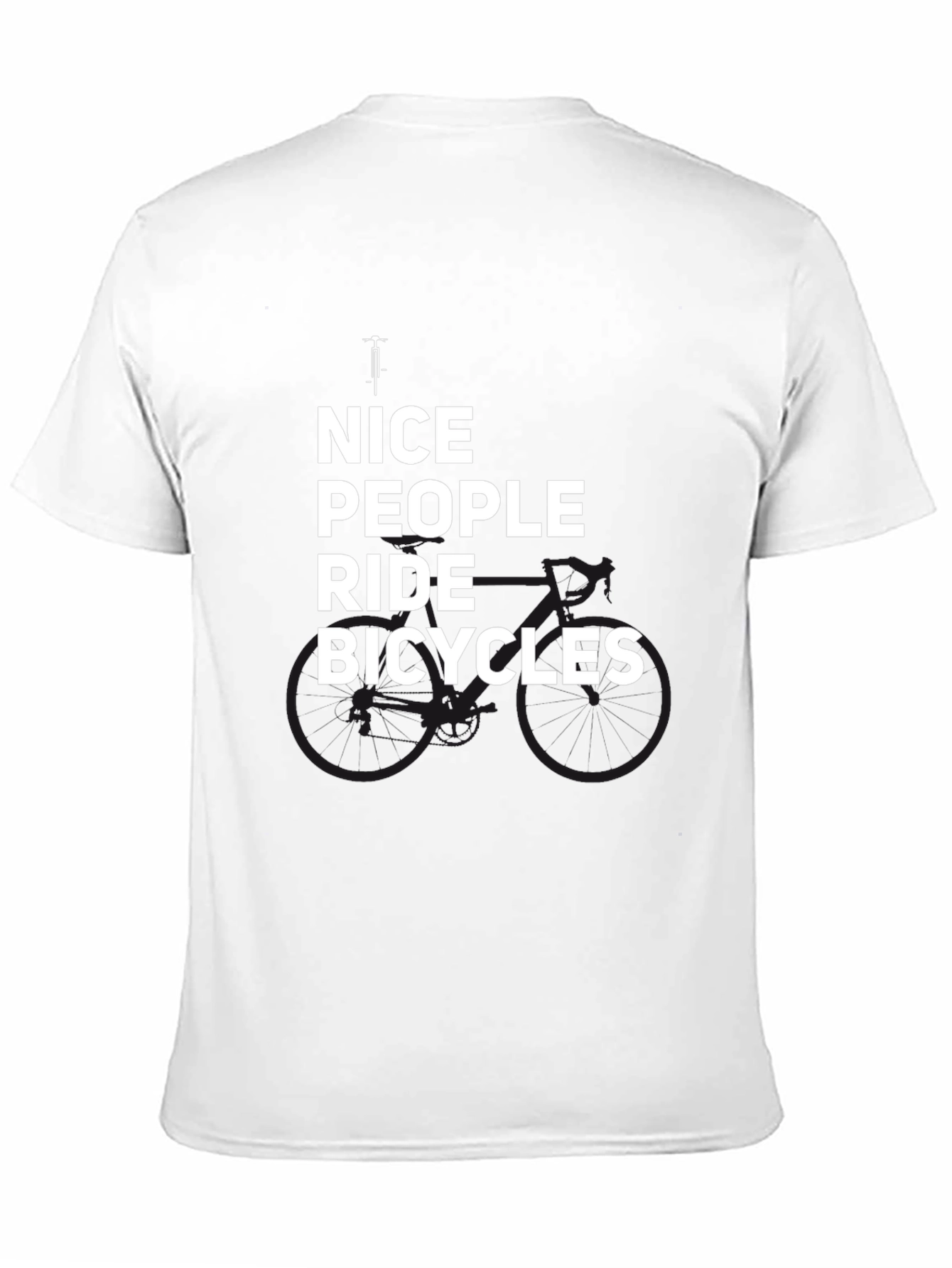 Nice People Ride Bicycles Graphic Tee