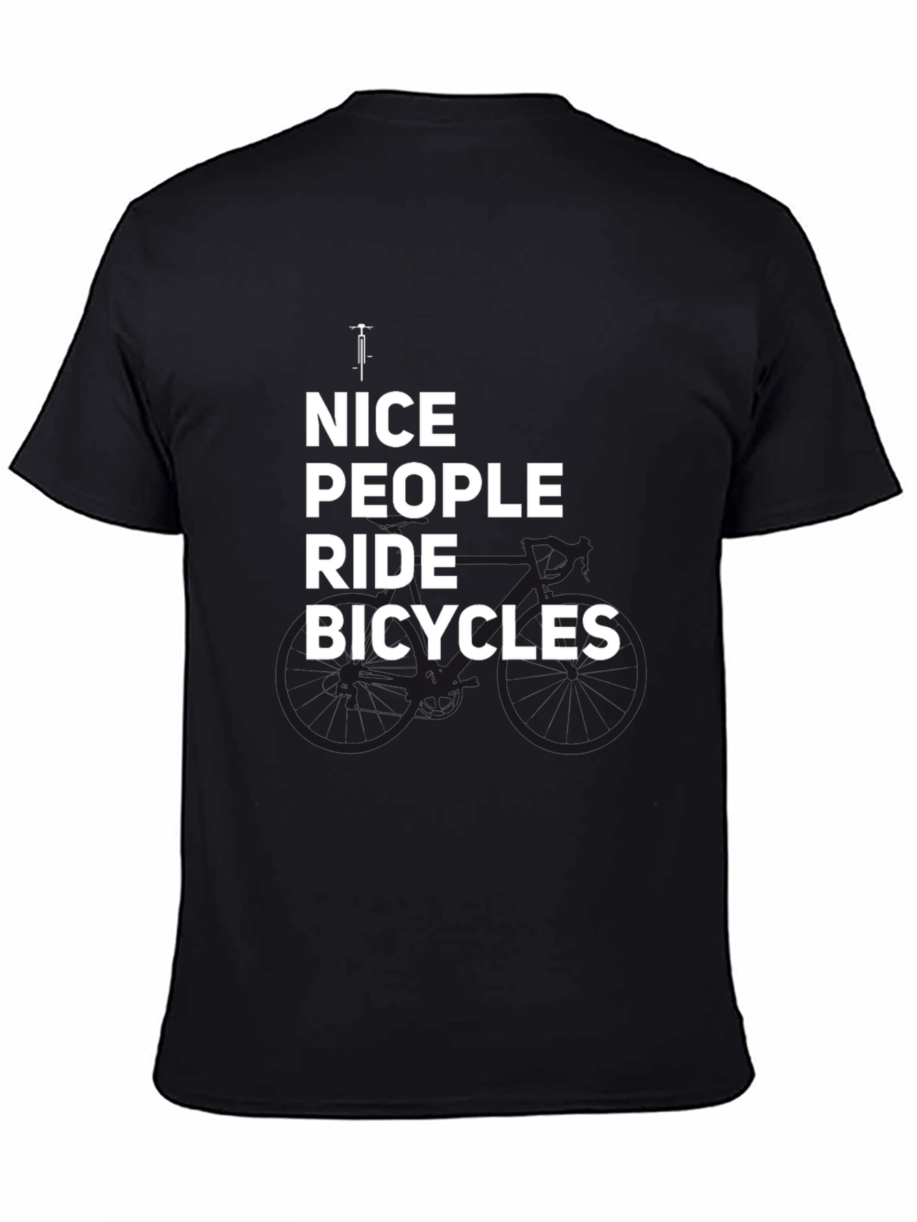 Nice People Ride Bicycles Graphic Tee