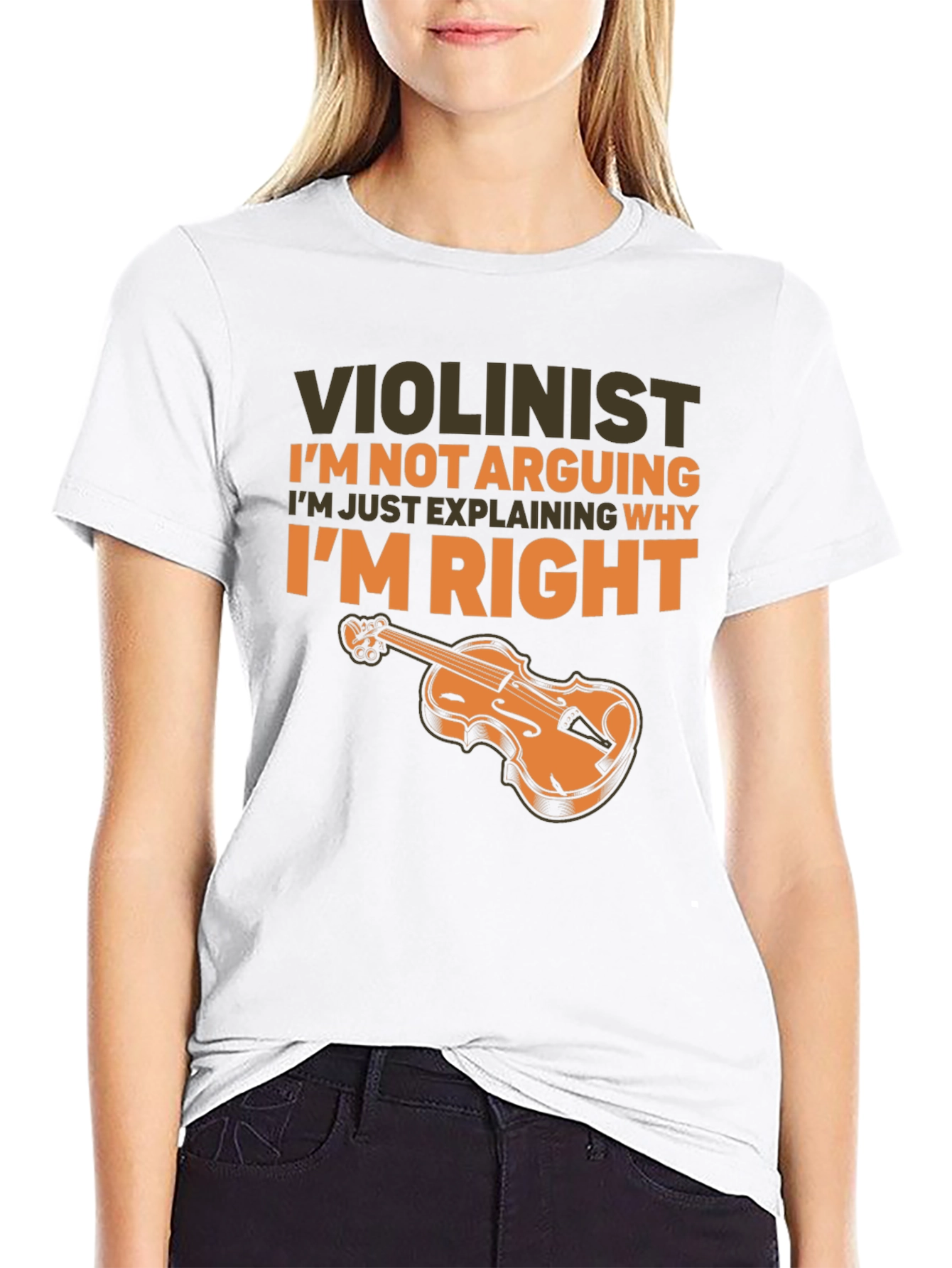 Violinist T-Shirt - Im Not Arguing Im Explaining