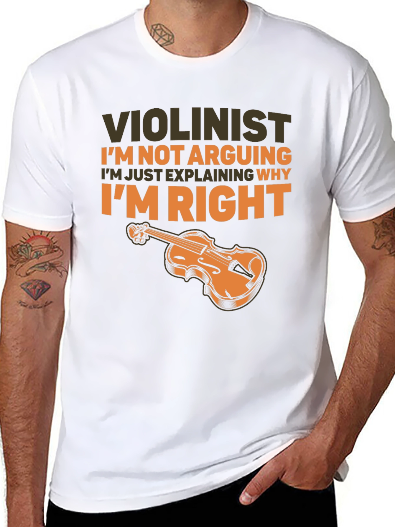 Violinist T-Shirt - Im Not Arguing Im Explaining