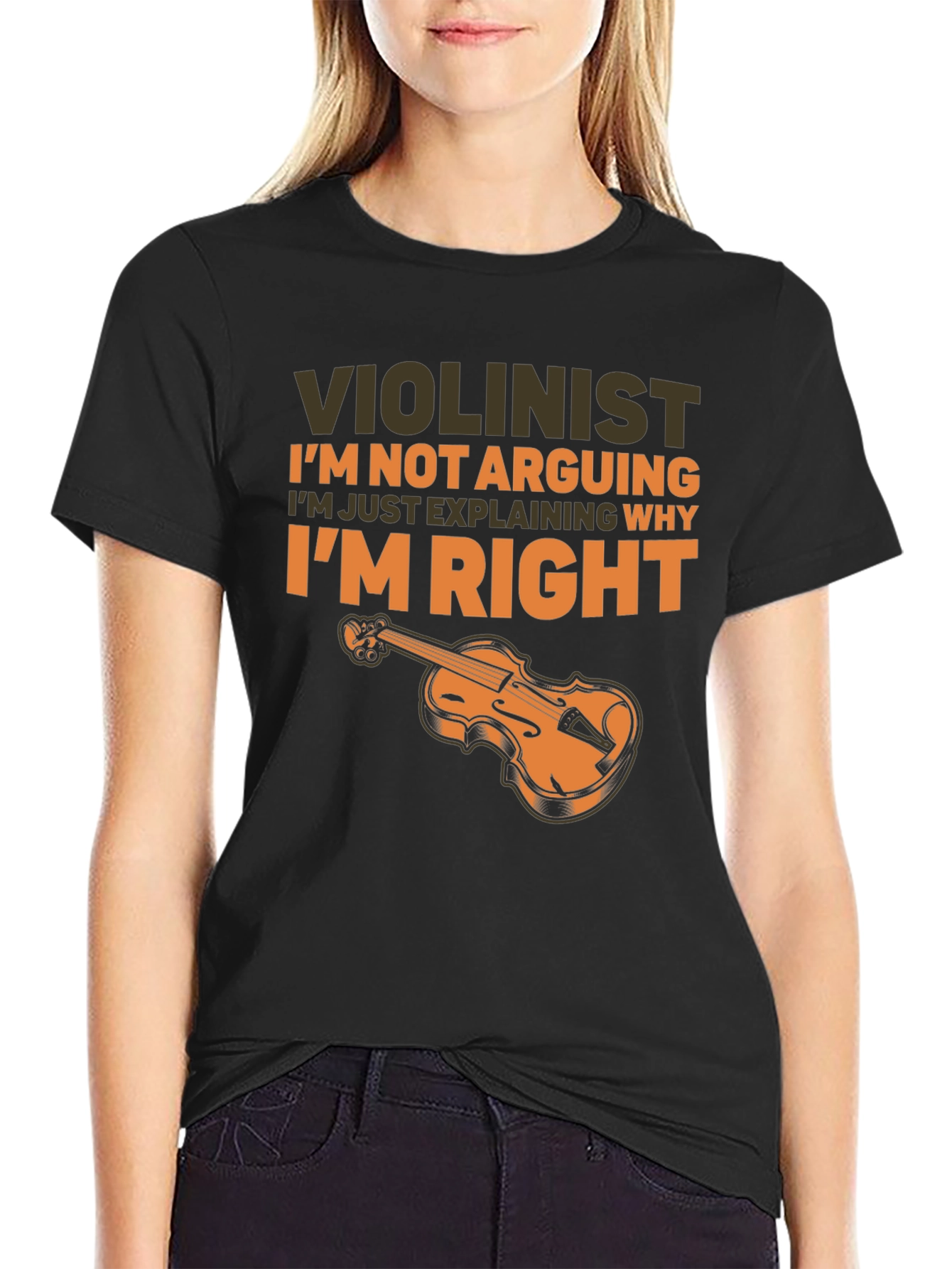 Violinist T-Shirt - Im Not Arguing Im Explaining