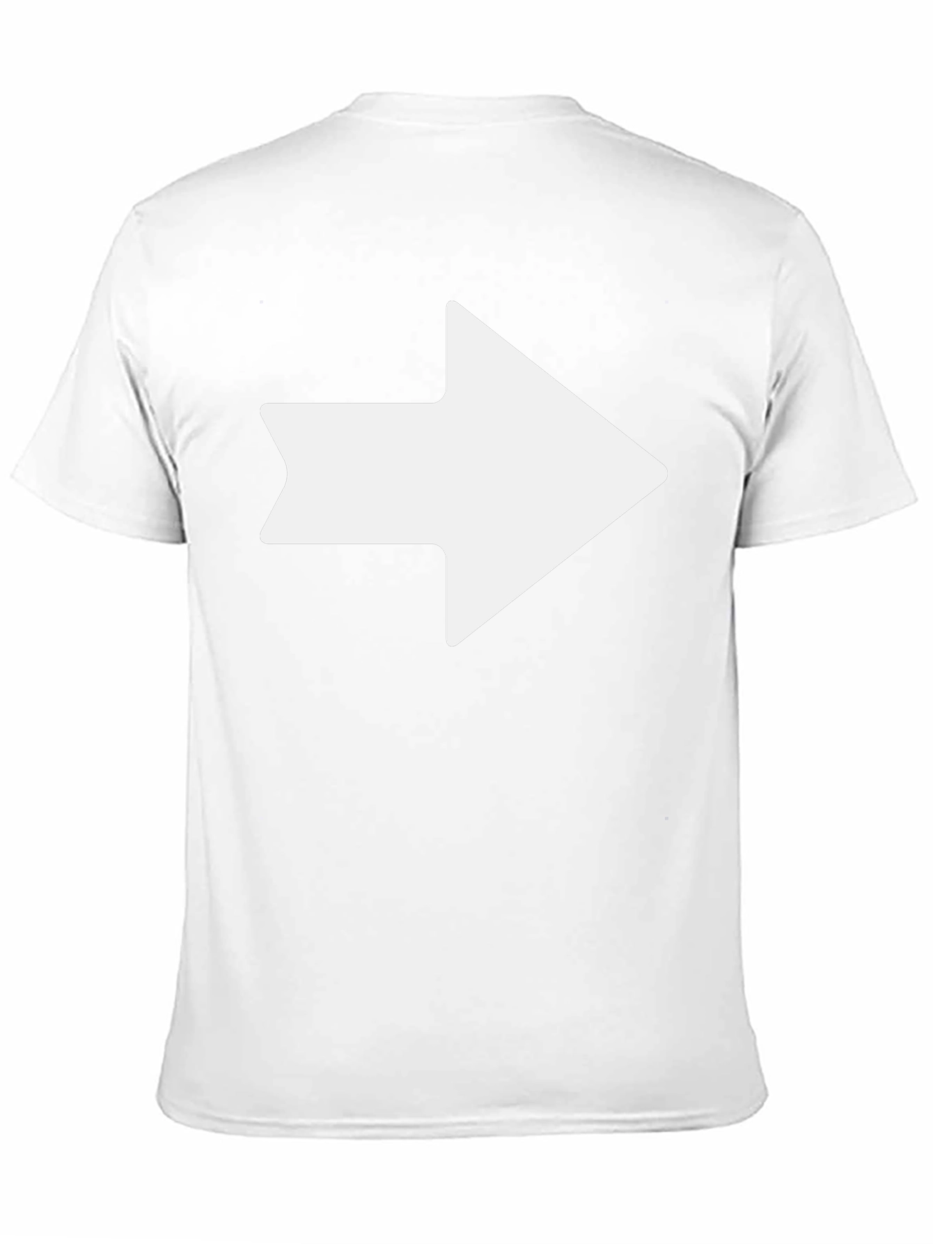 Directional Arrow Graphic Tee - Black Cotton T-Shirt