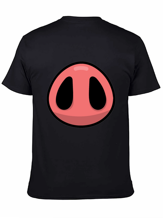 Pig Nose Graphic T-Shirt - Fun Animal Tee