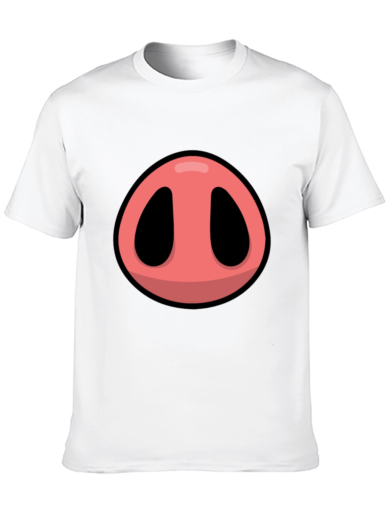 Pig Nose Graphic T-Shirt - Fun Animal Tee