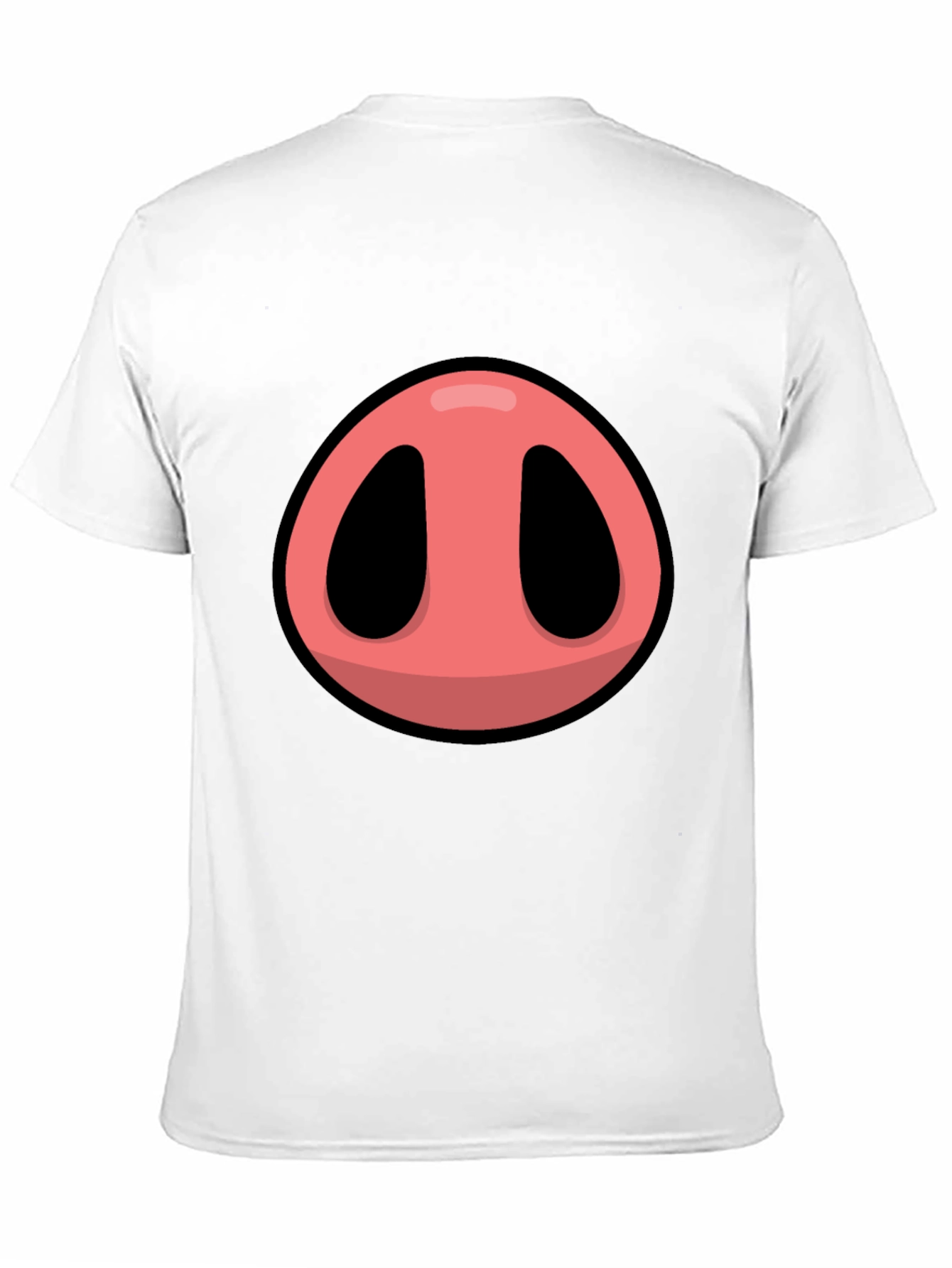 Pig Nose Graphic T-Shirt - Fun Animal Tee