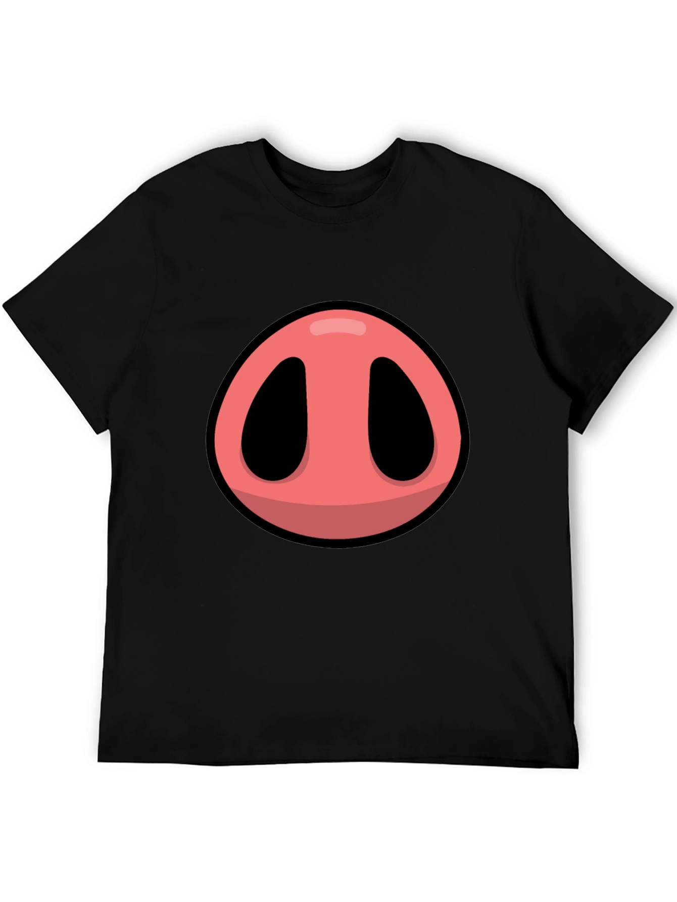 Pig Nose Graphic T-Shirt - Fun Animal Tee