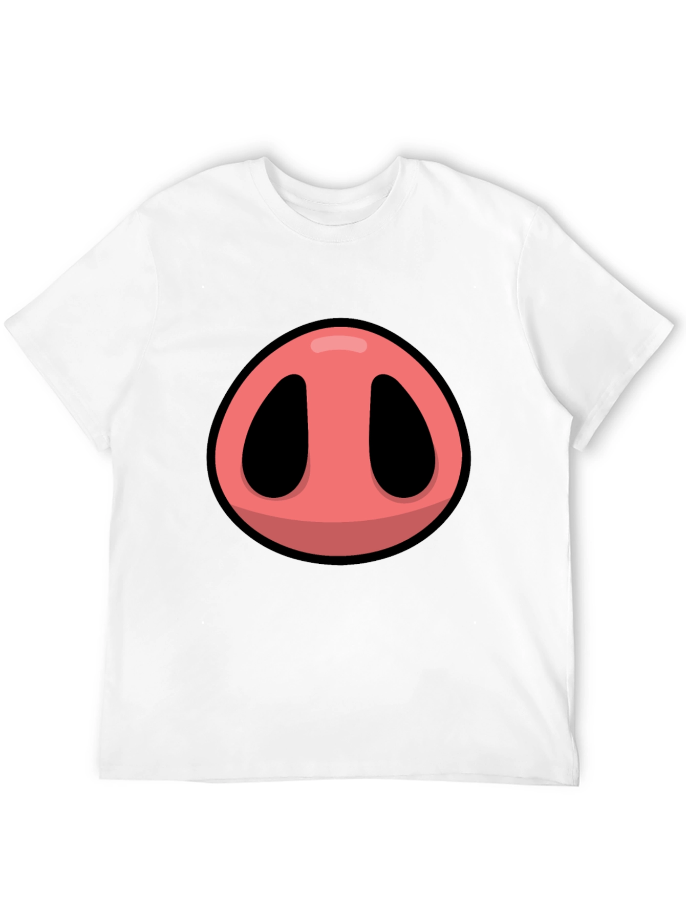Pig Nose Graphic T-Shirt - Fun Animal Tee