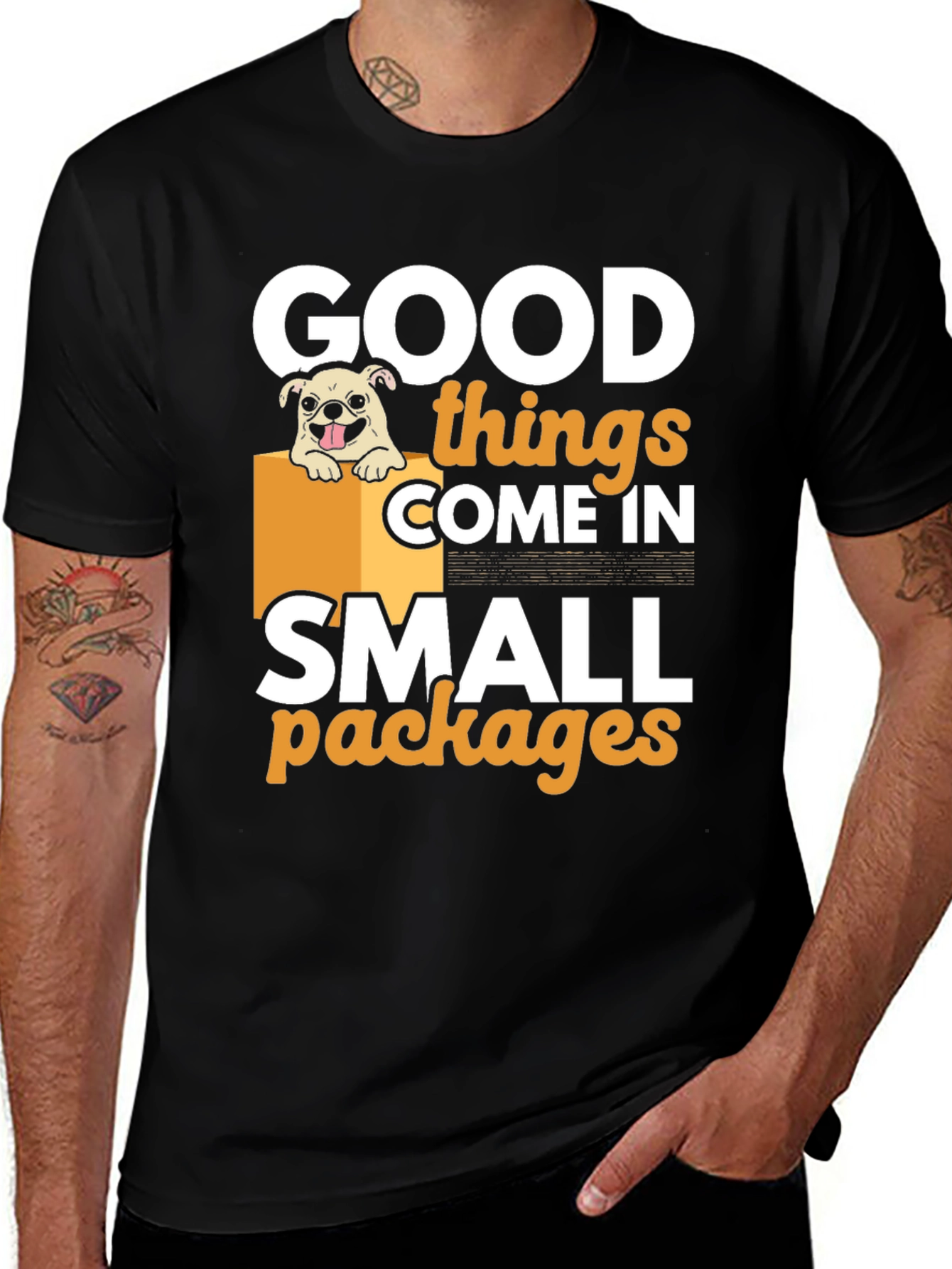 Good Things Small Packages Graphic T-Shirt