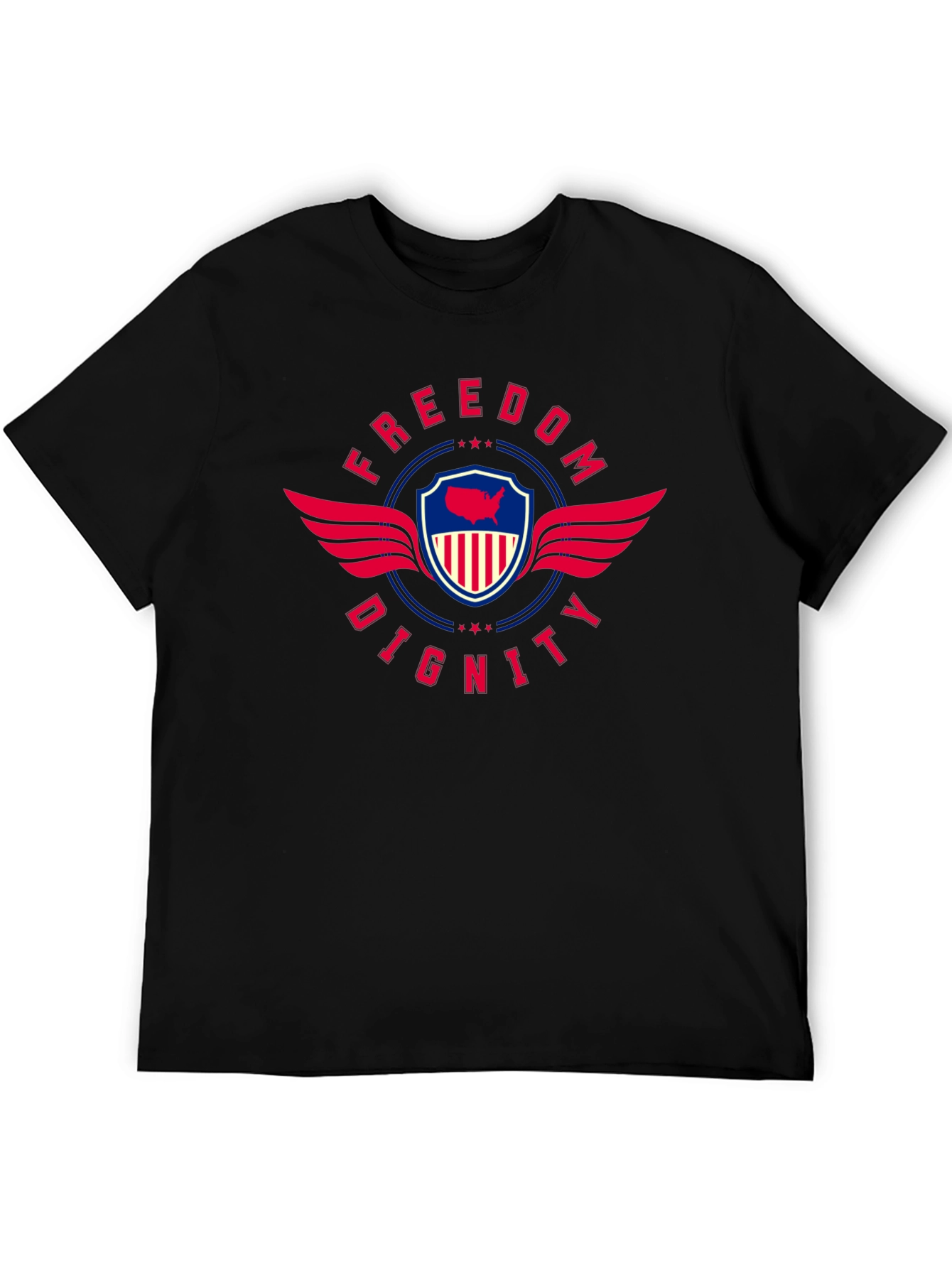 Freedom Dignity Patriotic Graphic Tee