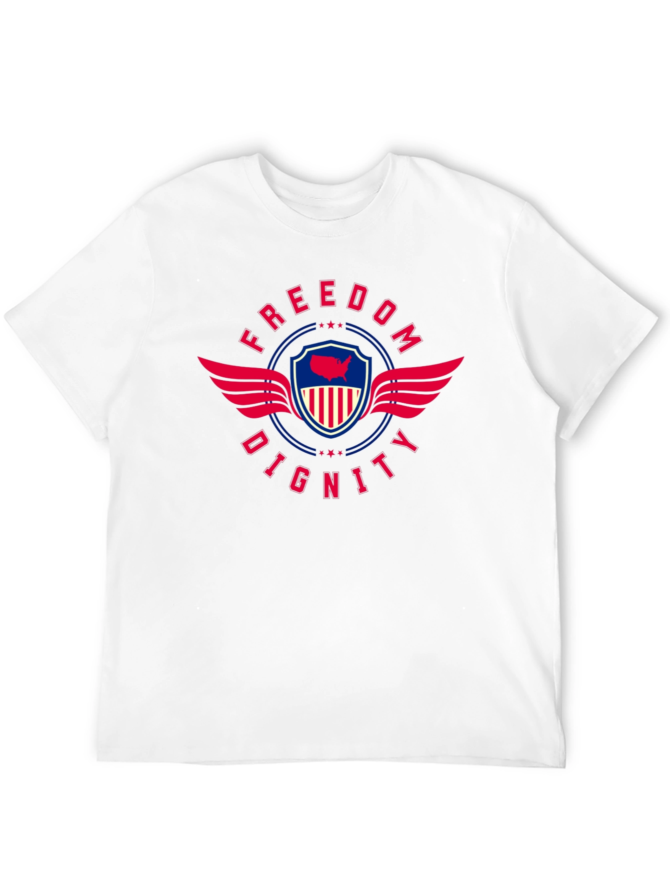 Freedom Dignity Patriotic Graphic Tee