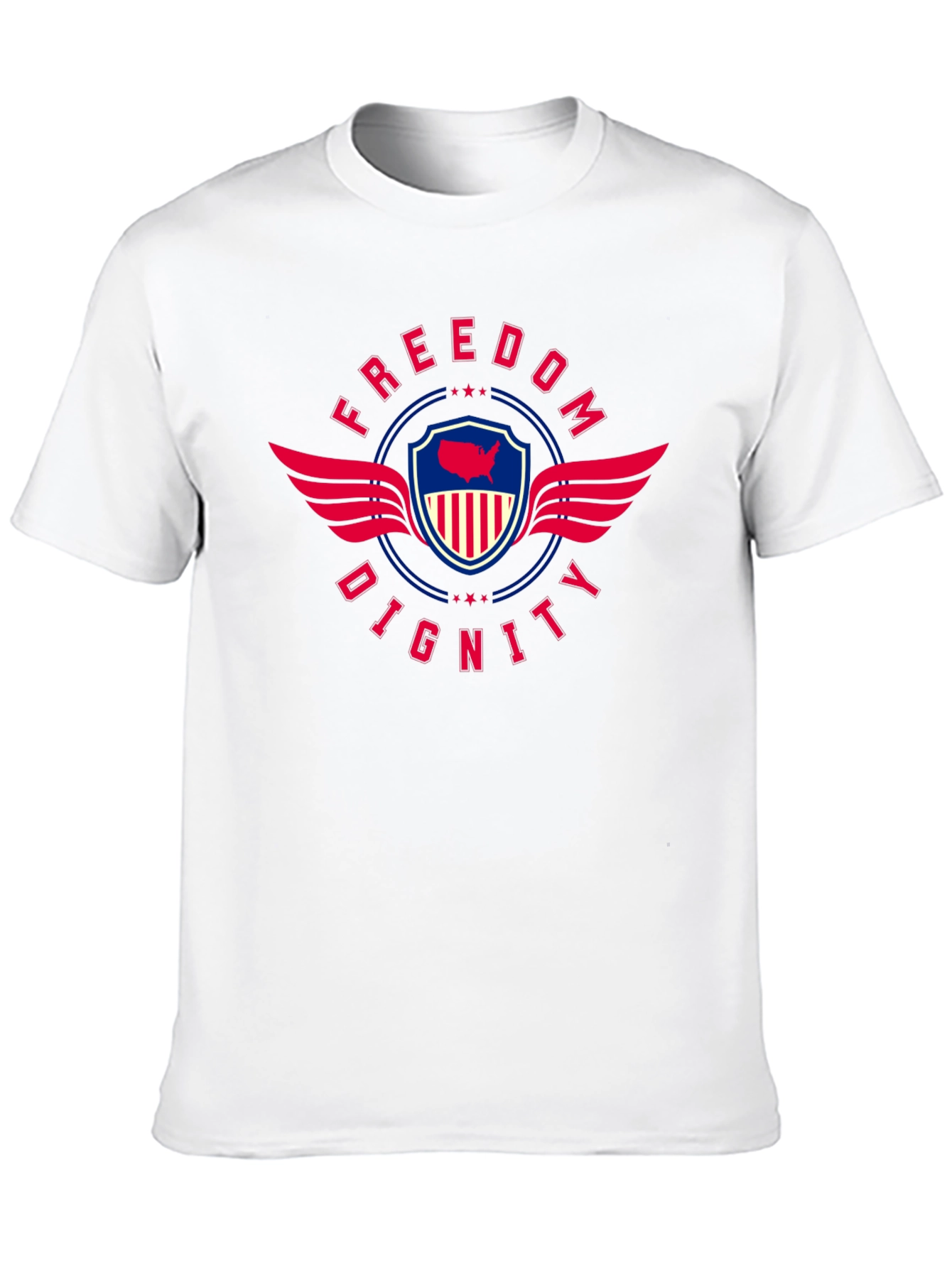 Freedom Dignity Patriotic Graphic Tee