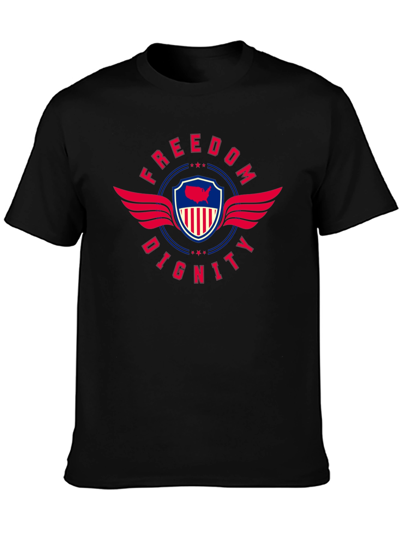 Freedom Dignity Patriotic Graphic Tee