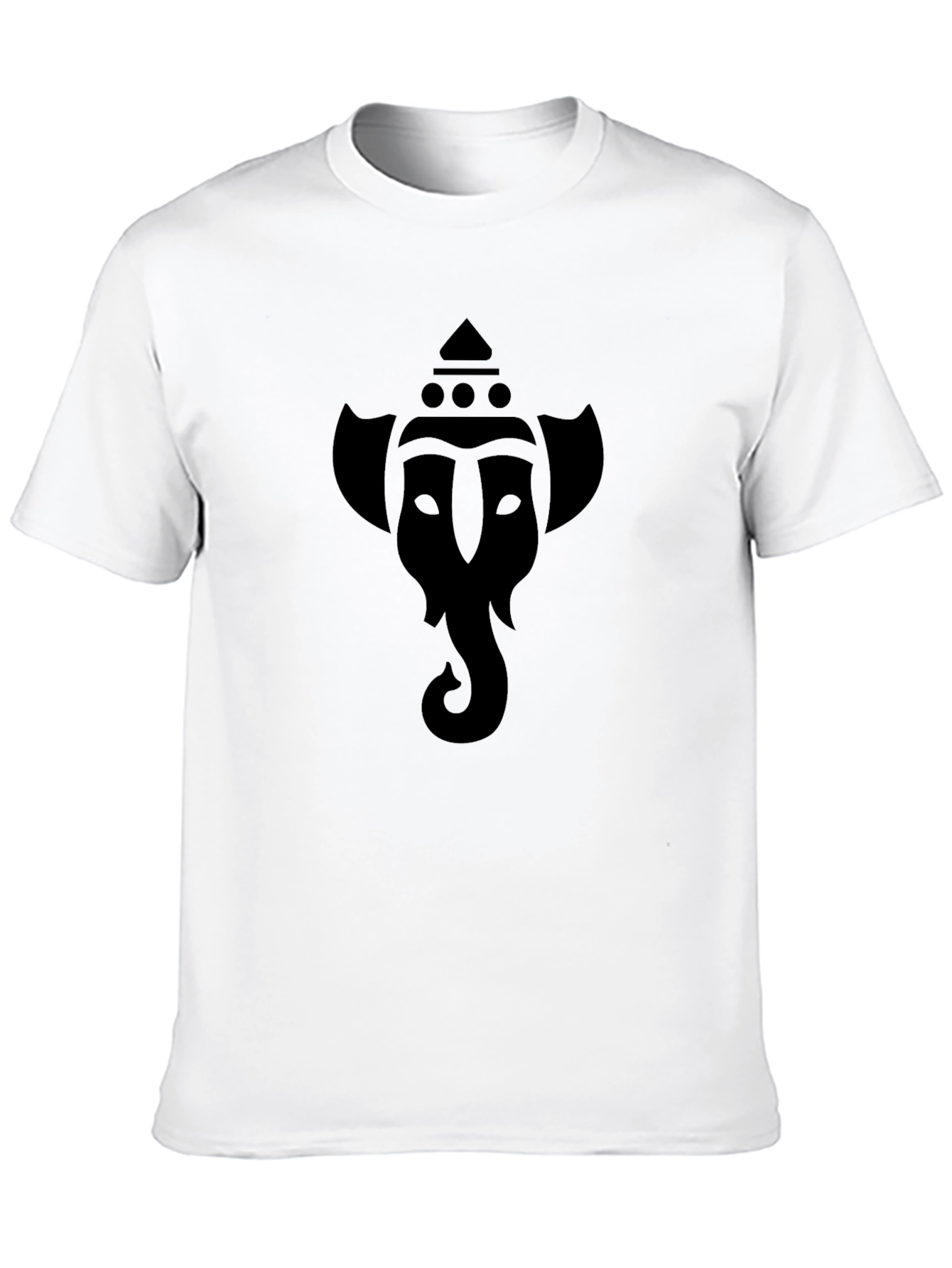 Ganesha Graphic Tee - Stylish Black T-Shirt