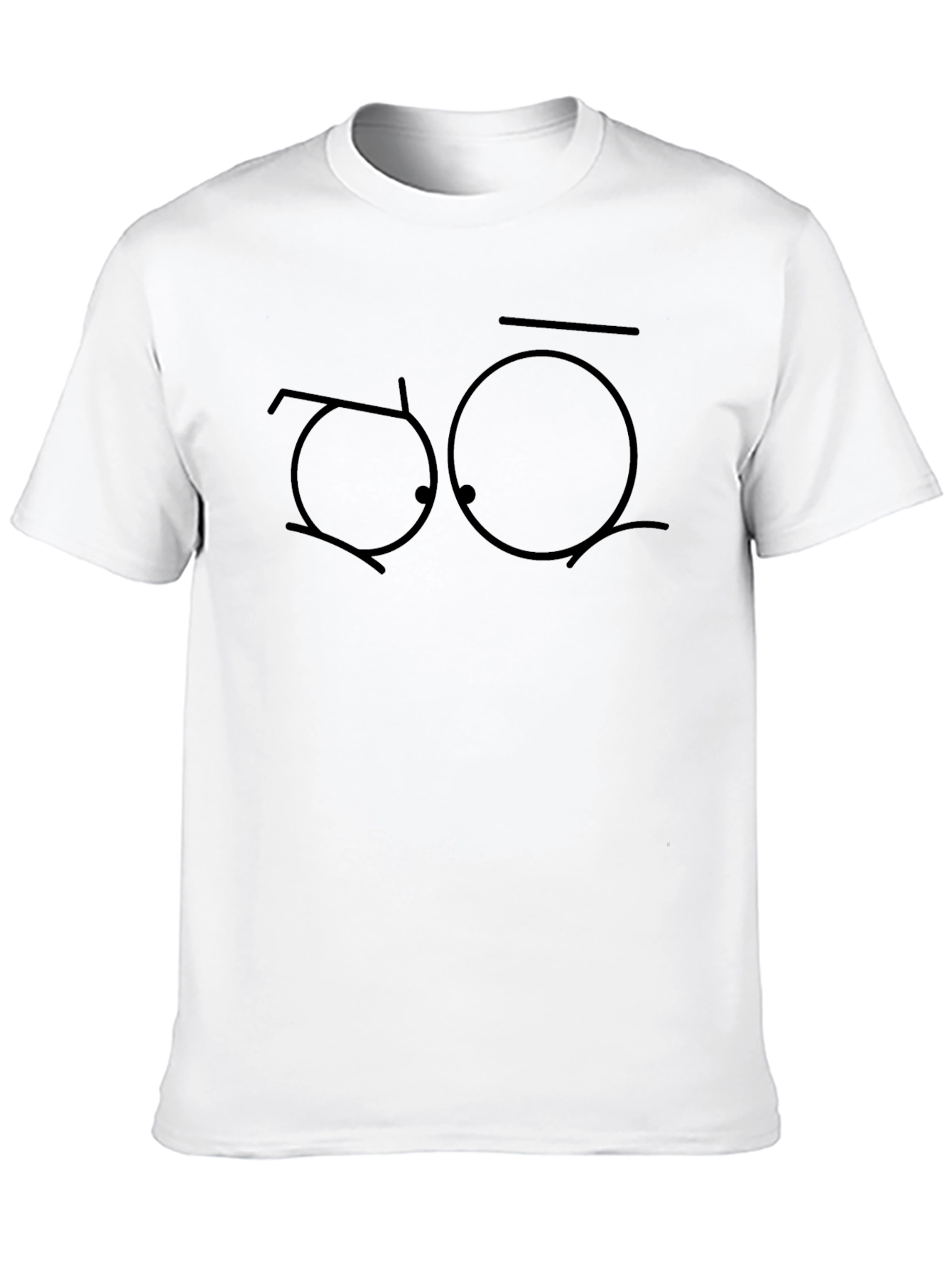 Unamused Face Black T-Shirt