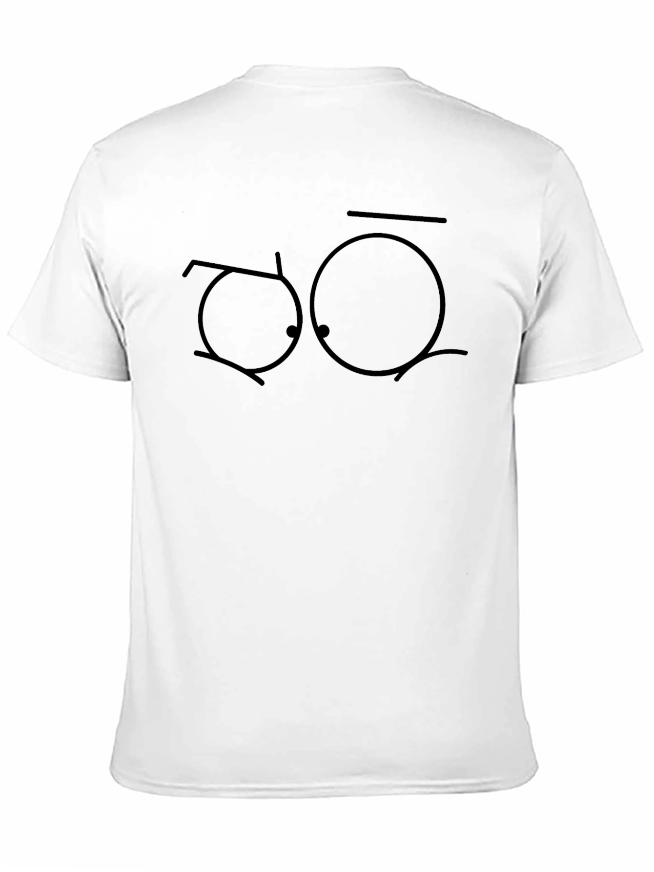 Unamused Face Black T-Shirt