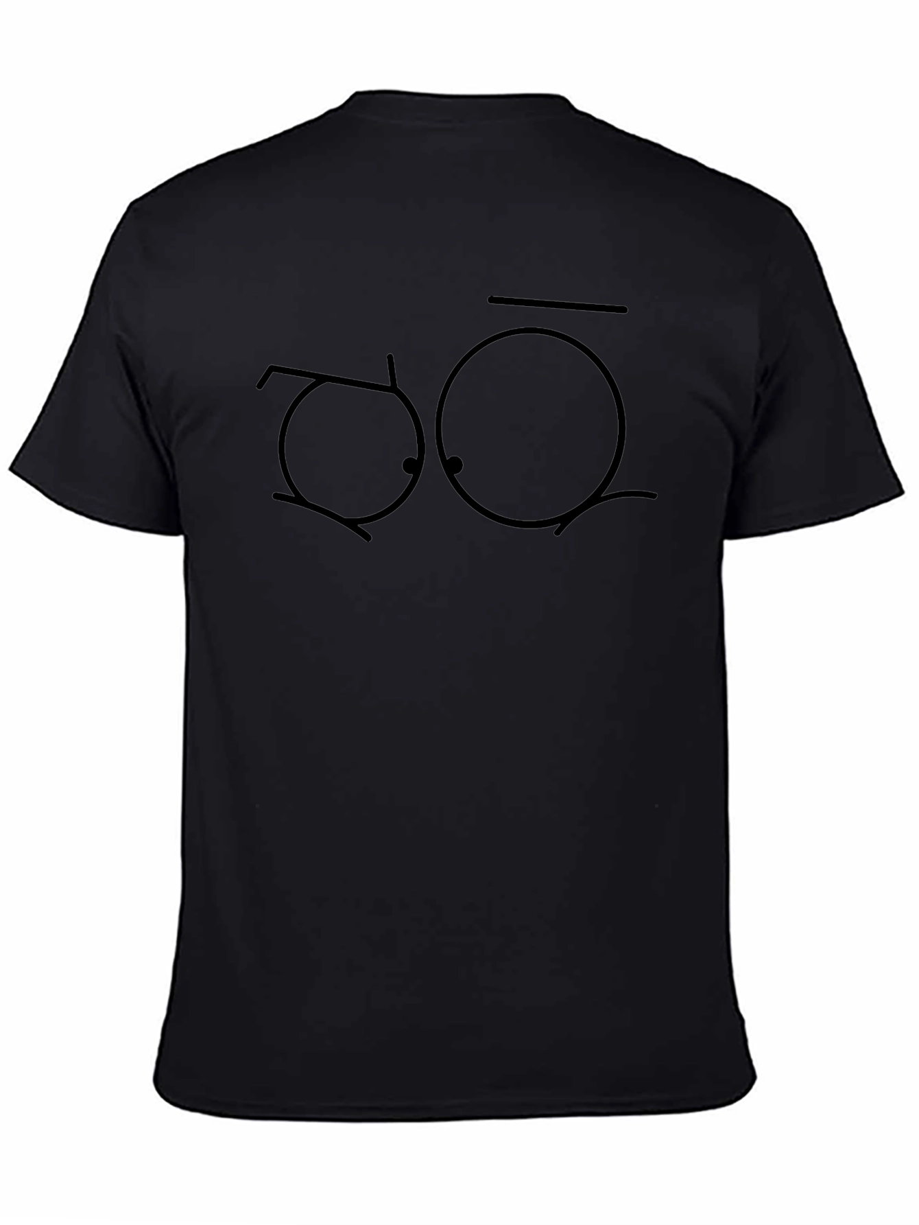 Unamused Face Black T-Shirt