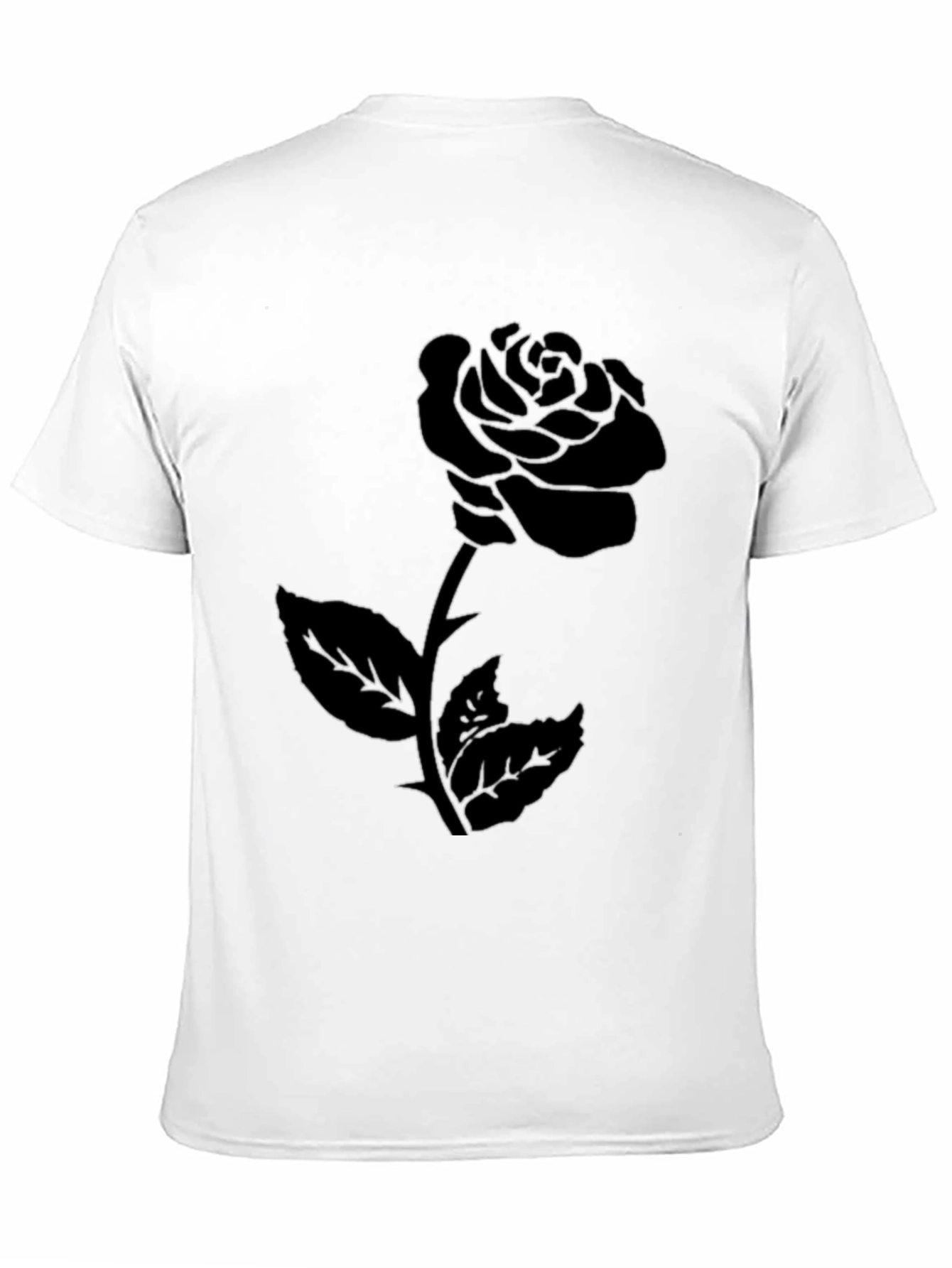 Black Rose Graphic Tee - Stylish & Edgy