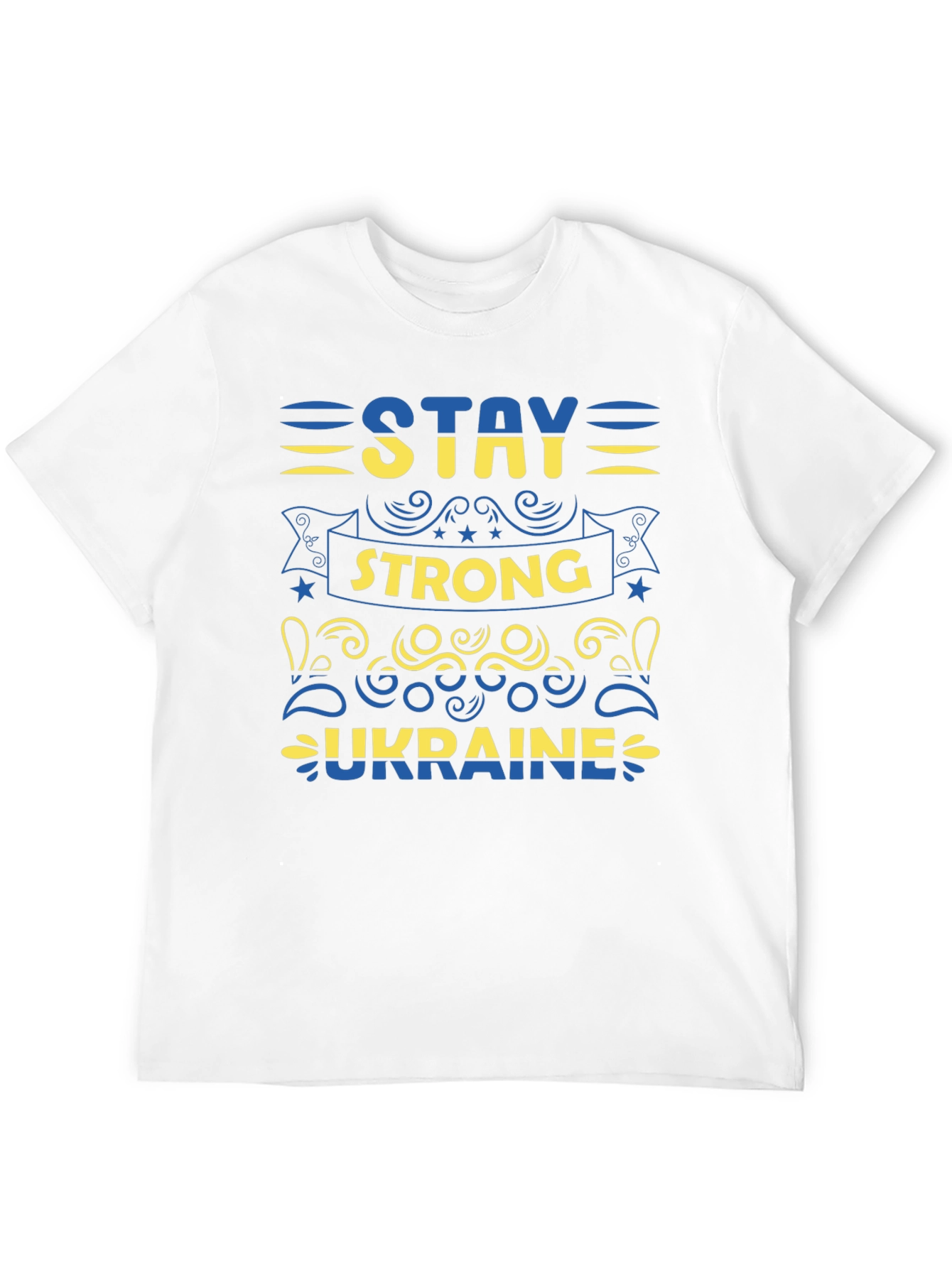 Stay Strong Ukraine T-Shirt - Black