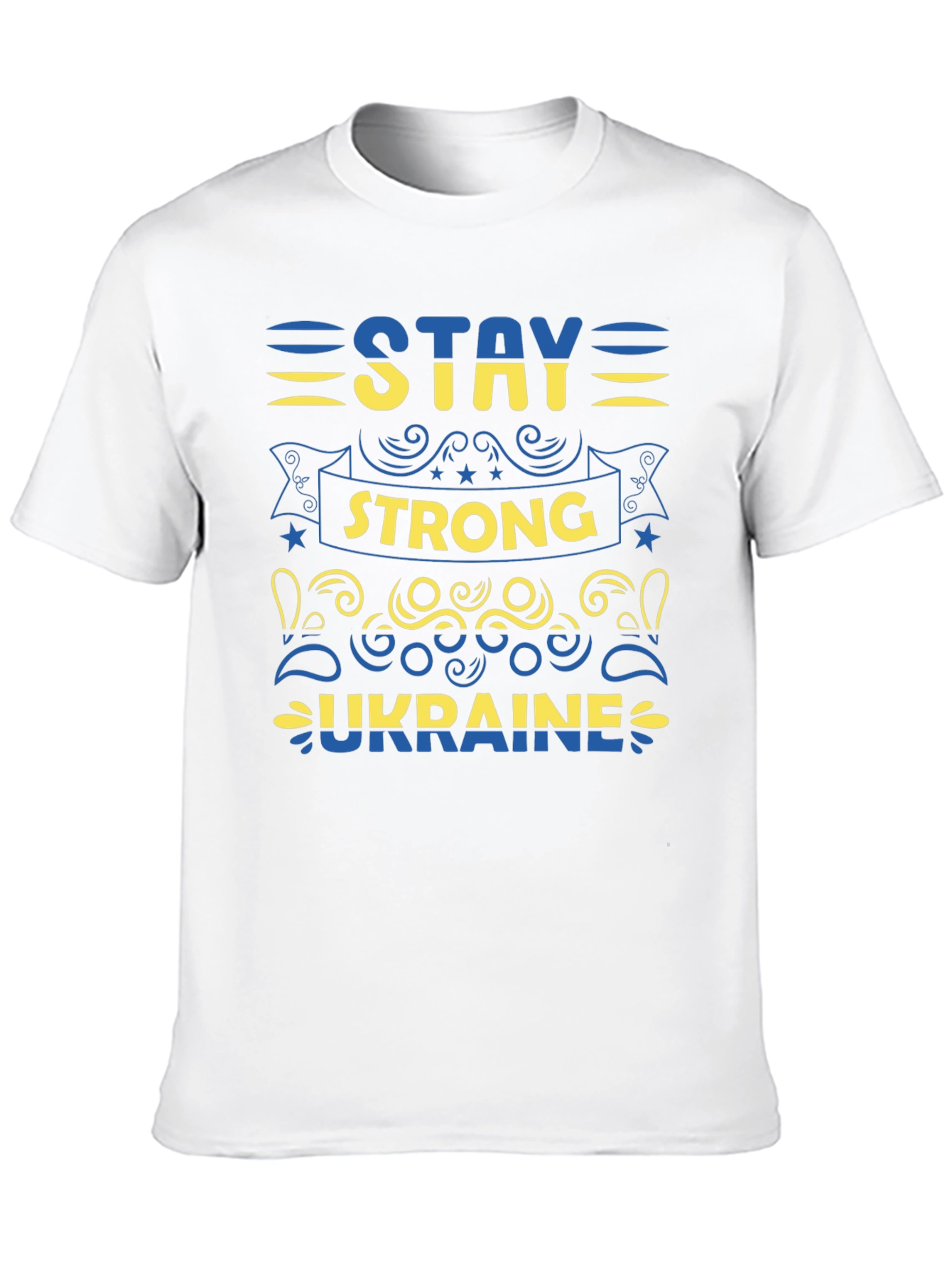 Stay Strong Ukraine T-Shirt - Black