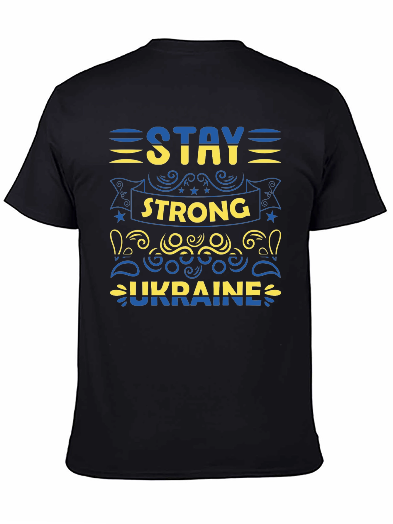 Stay Strong Ukraine T-Shirt - Black