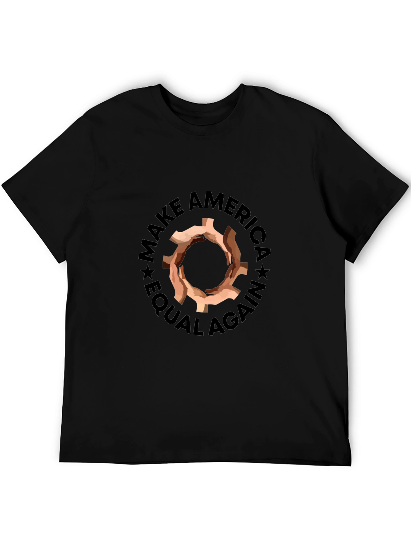 Equality Hands Graphic Tee - Black