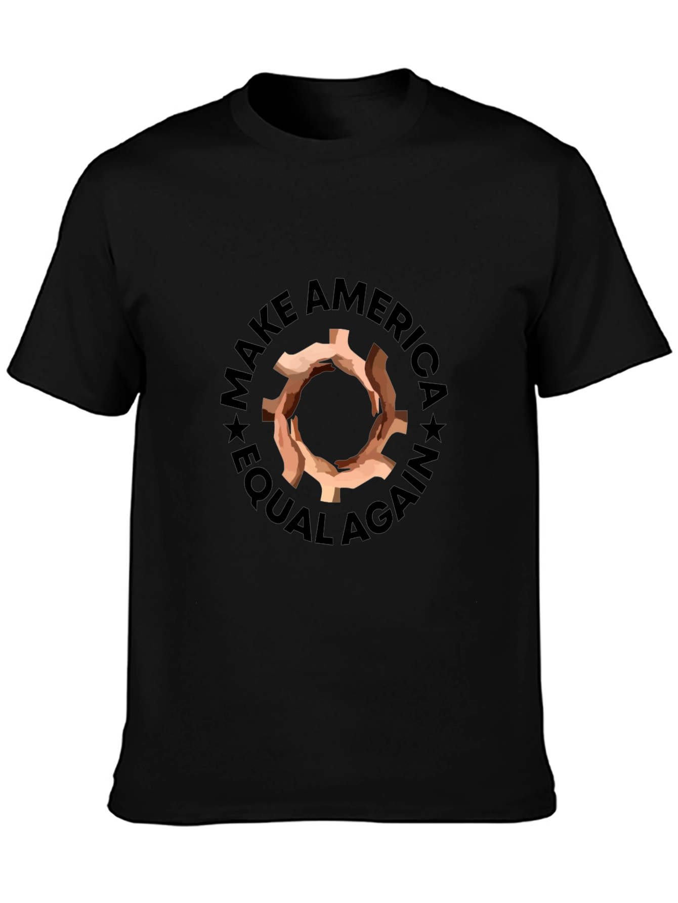Equality Hands Graphic Tee - Black