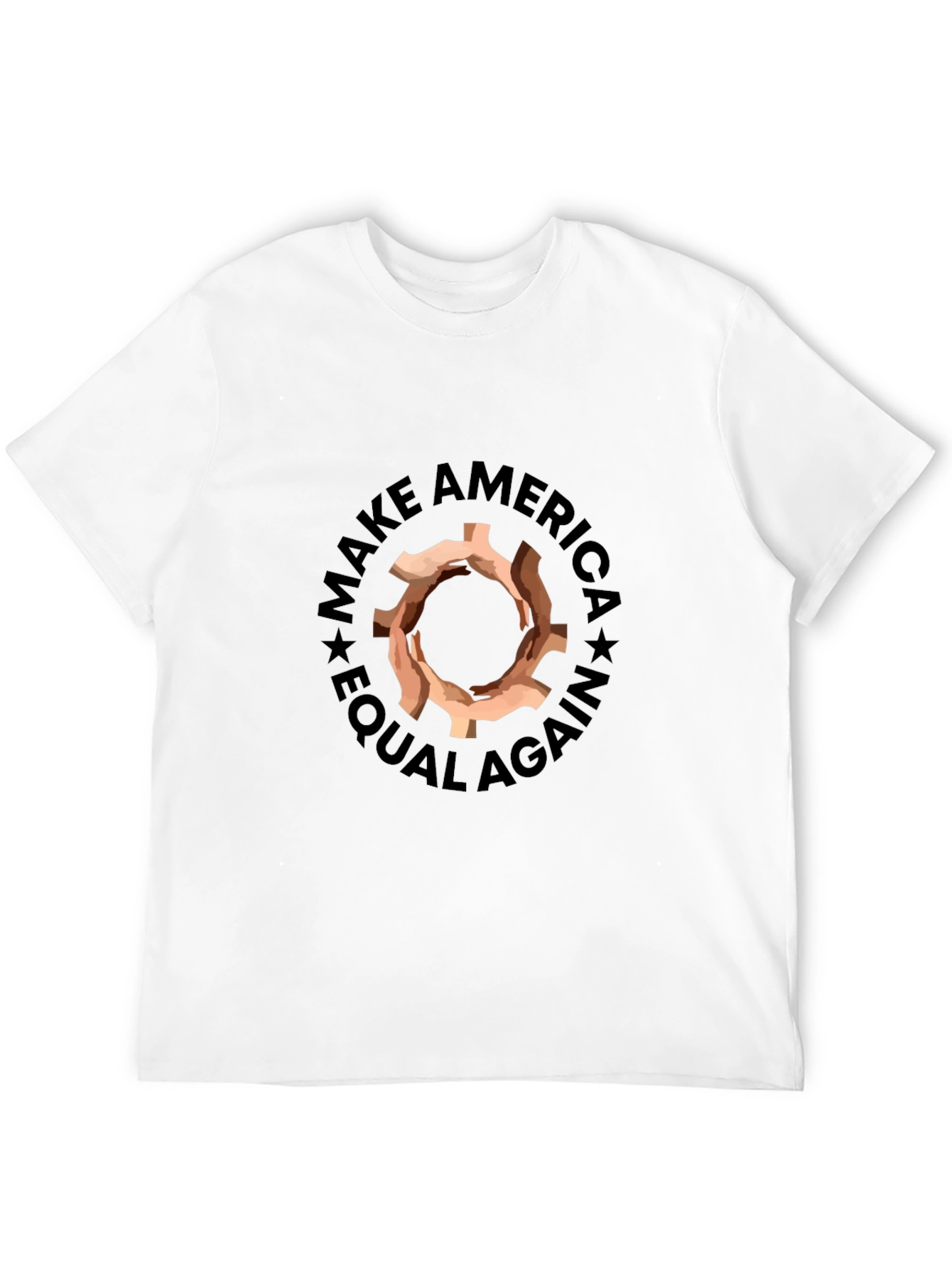 Equality Hands Graphic Tee - Black