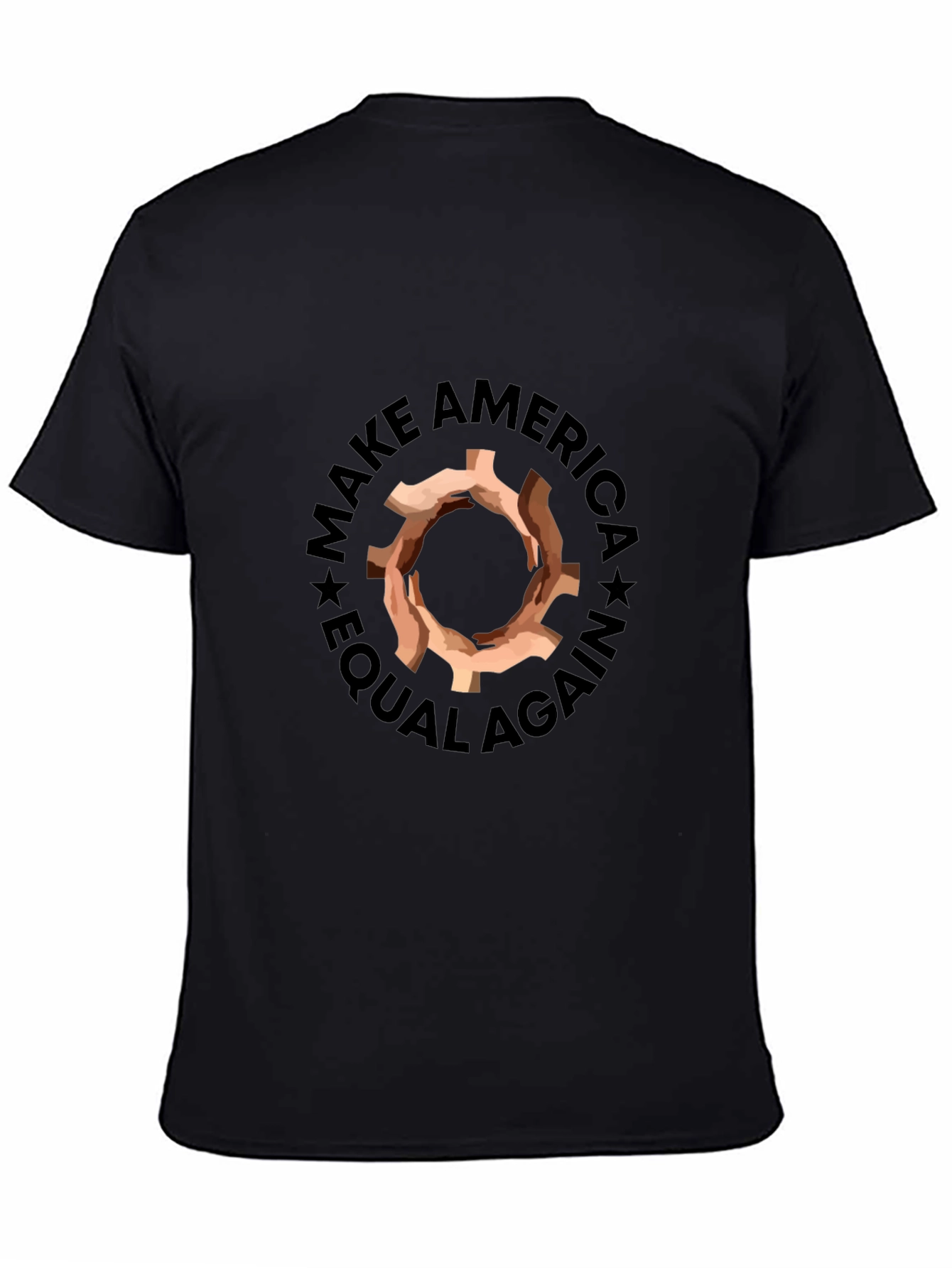 Equality Hands Graphic Tee - Black