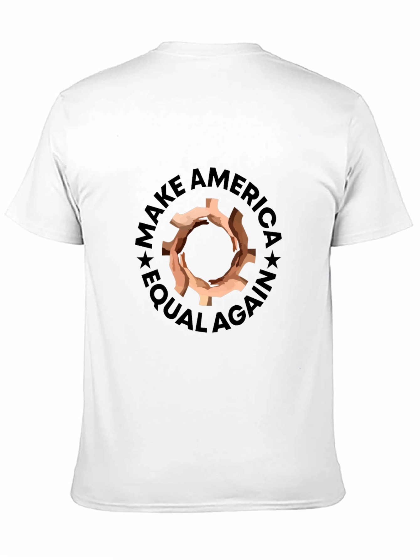 Equality Hands Graphic Tee - Black