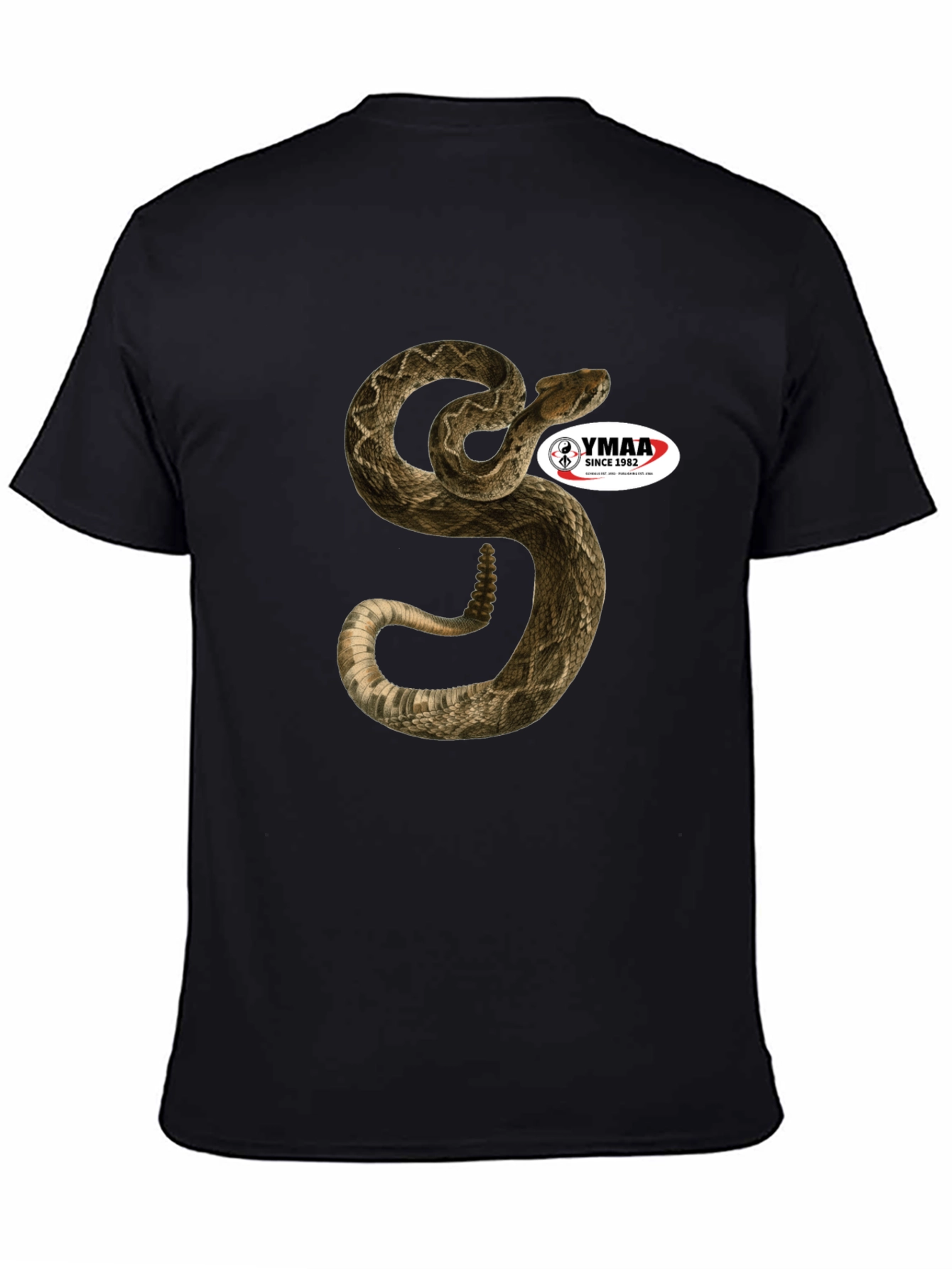 Snake T-Shirt - Mens Black Graphic Tee