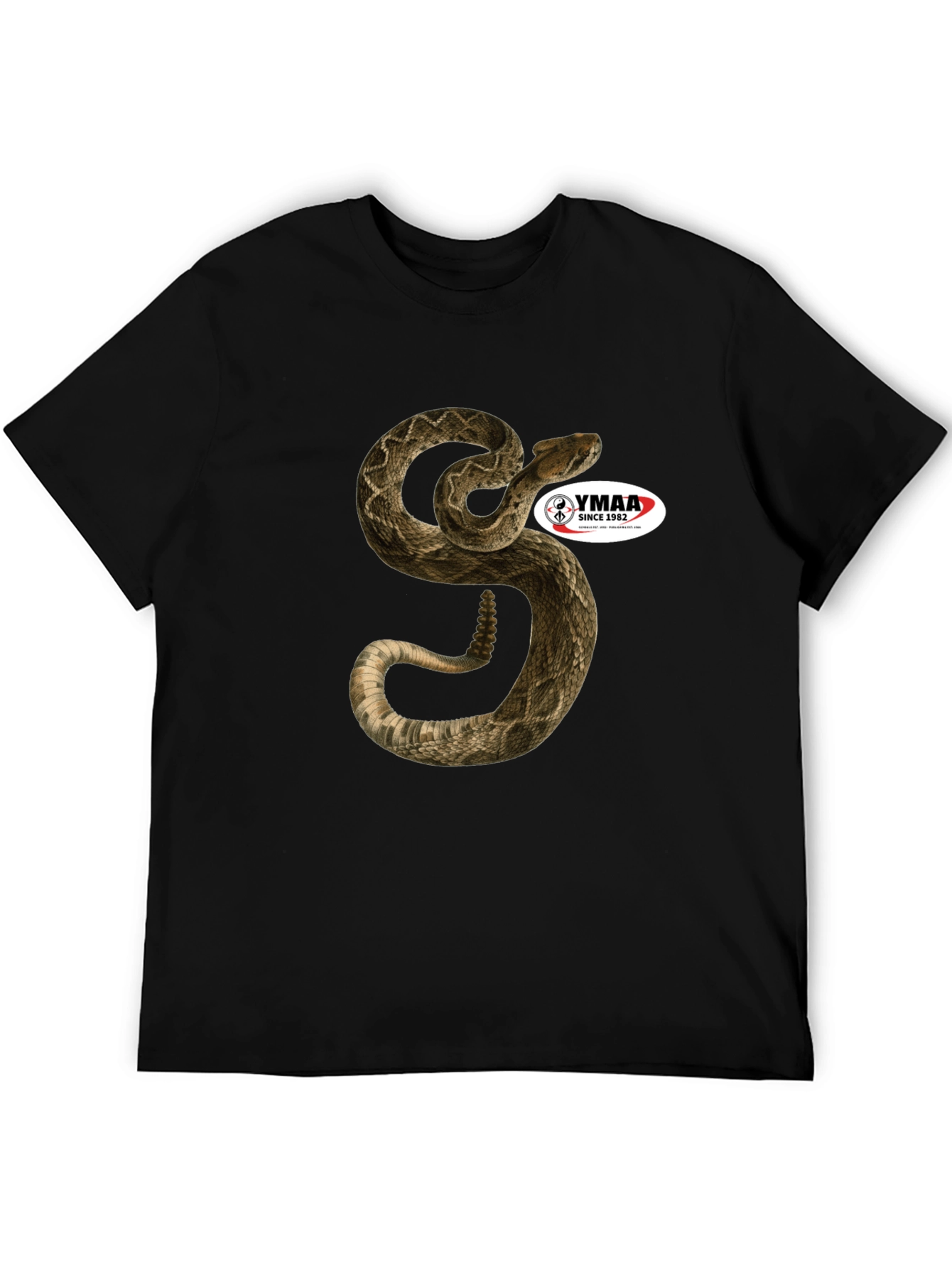 Snake T-Shirt - Mens Black Graphic Tee