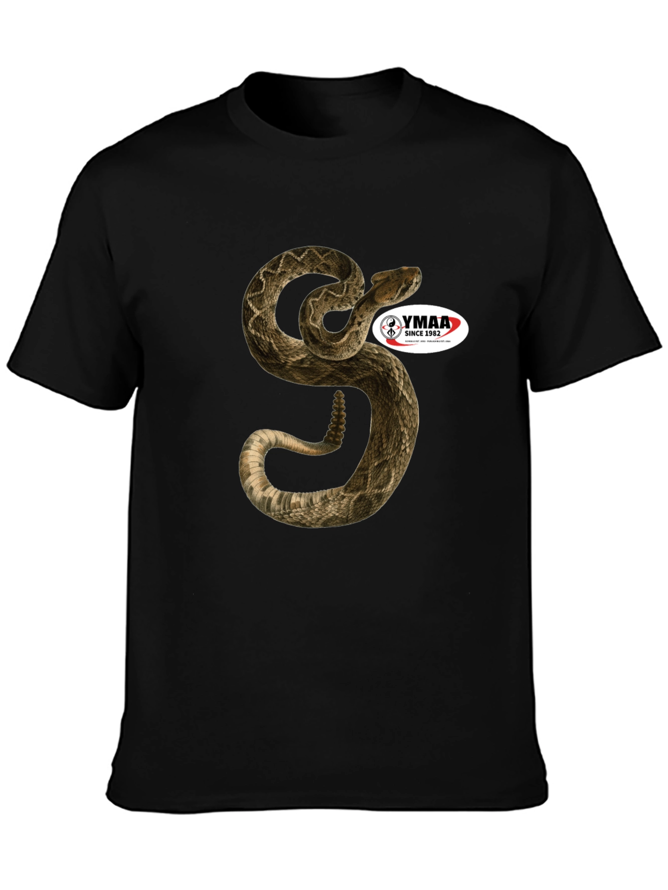 Snake T-Shirt - Mens Black Graphic Tee