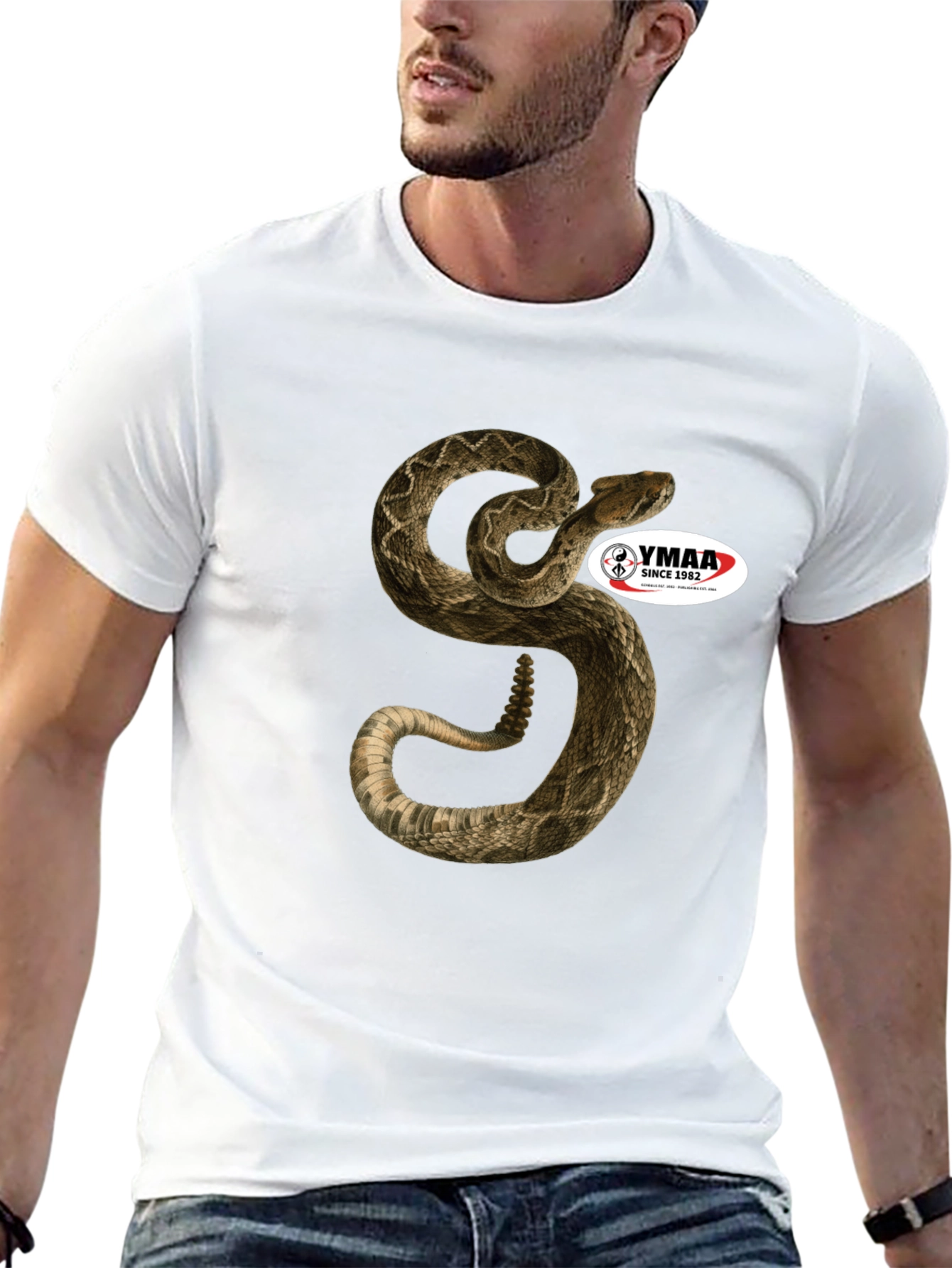 Snake T-Shirt - Mens Black Graphic Tee
