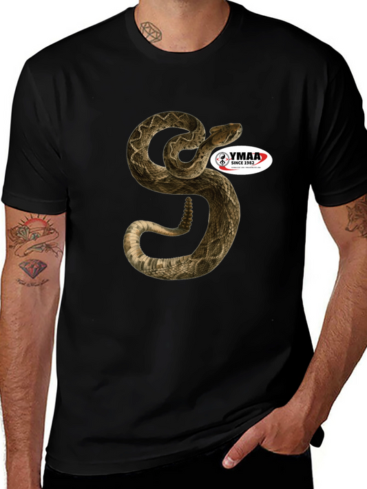 Snake T-Shirt - Mens Black Graphic Tee