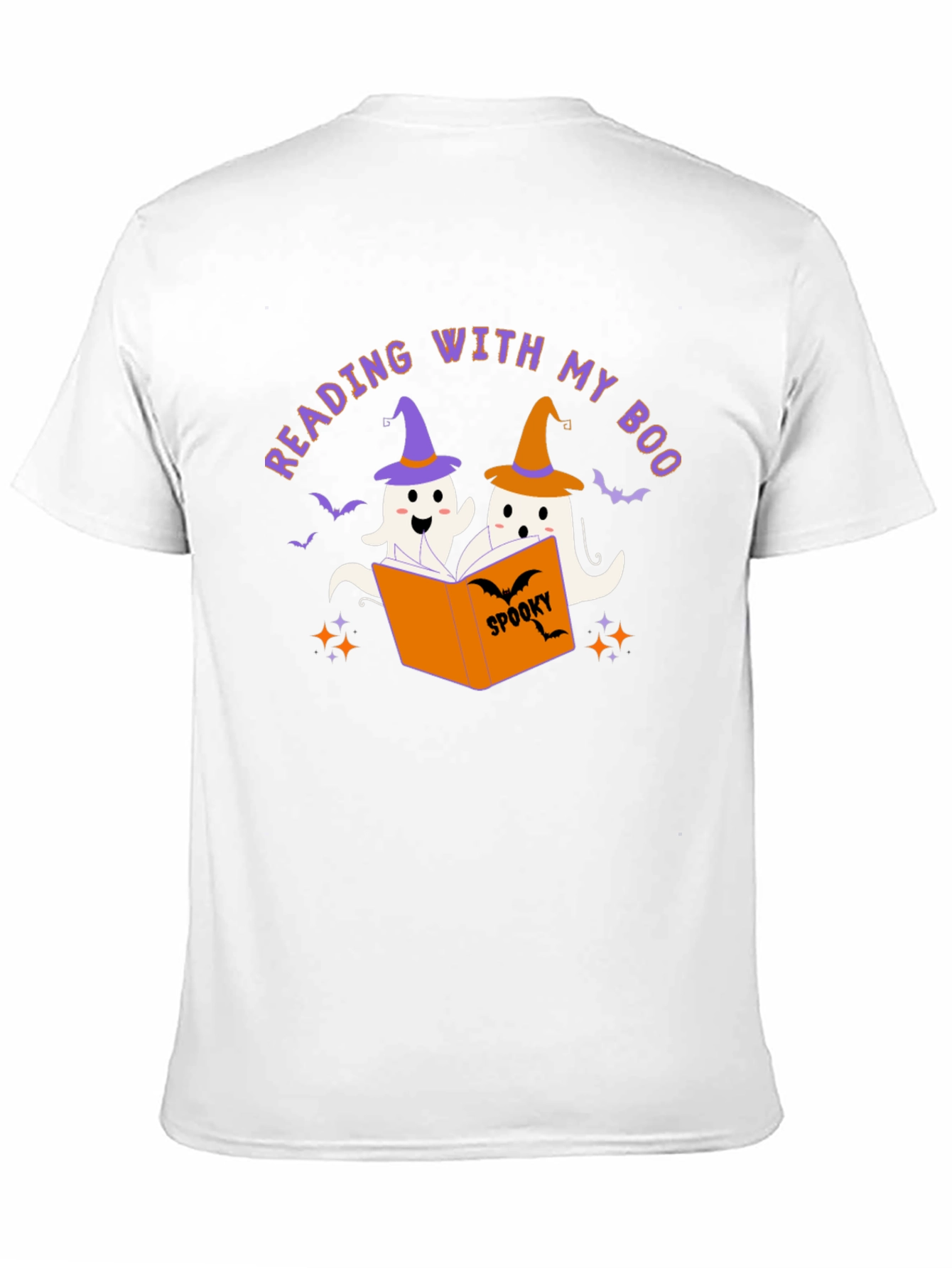 Reading With My Boo Halloween T-Shirt