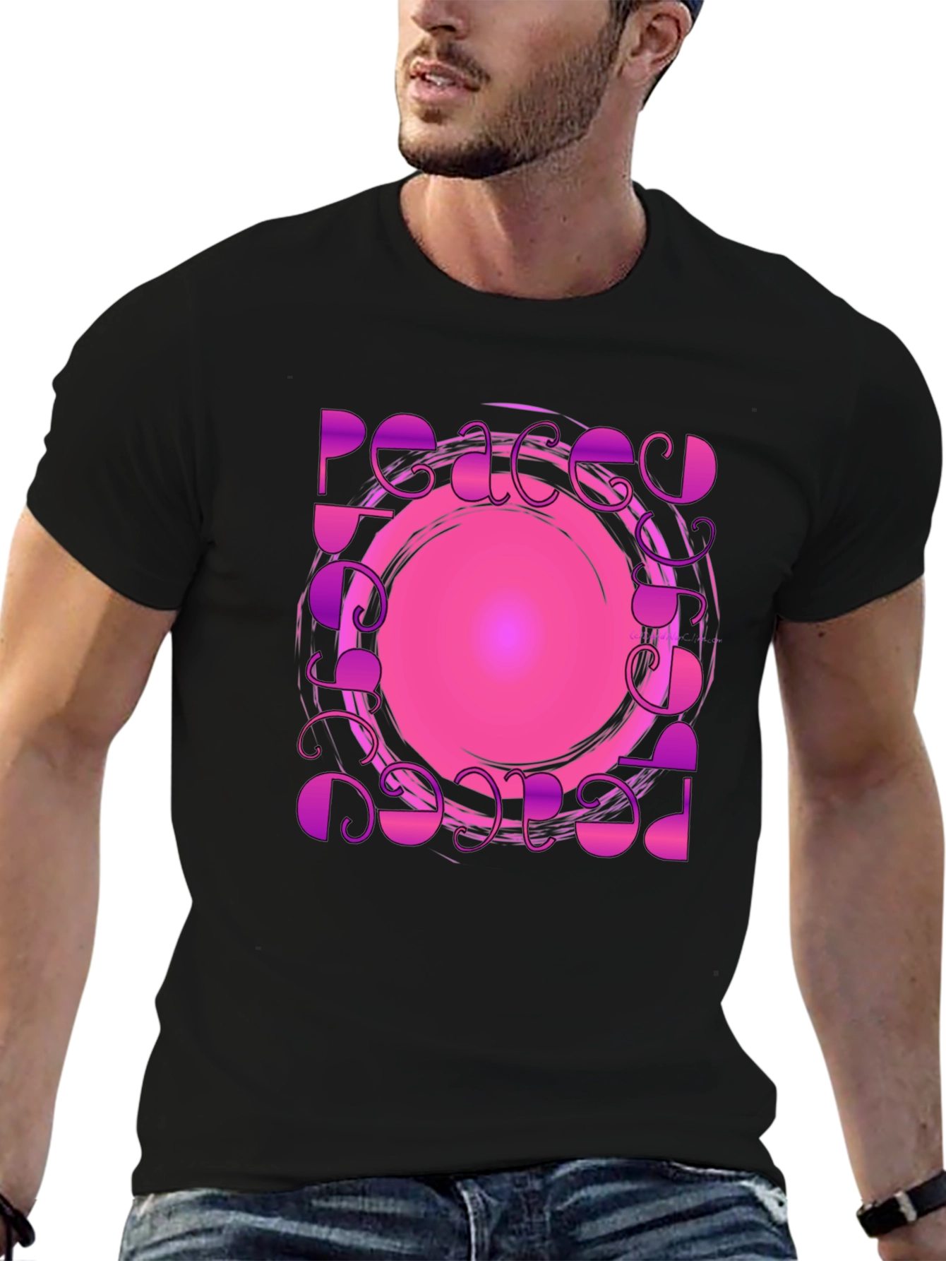 Peace Design Black T-Shirt