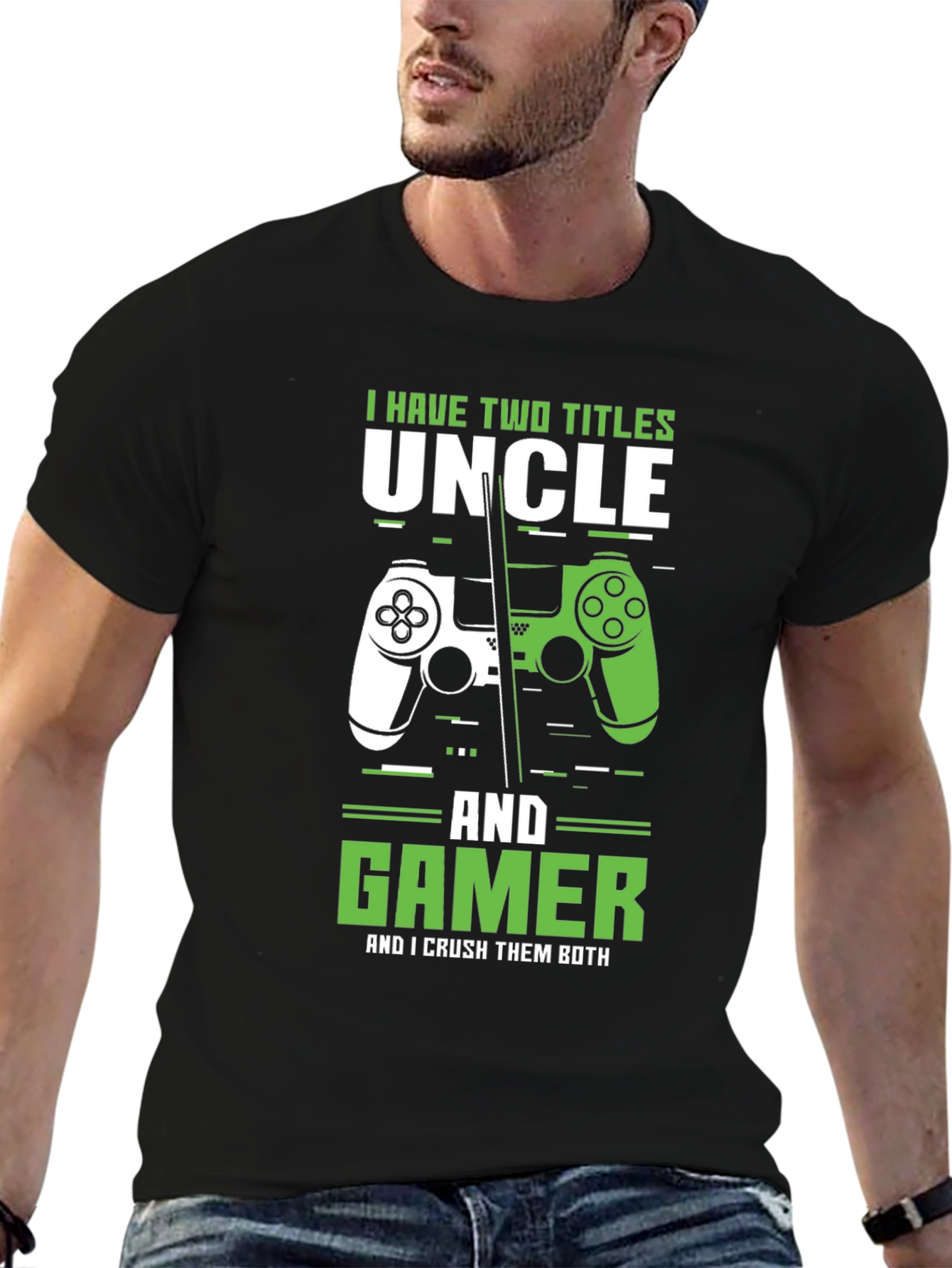 Uncle Gamer T-Shirt - Two Titles