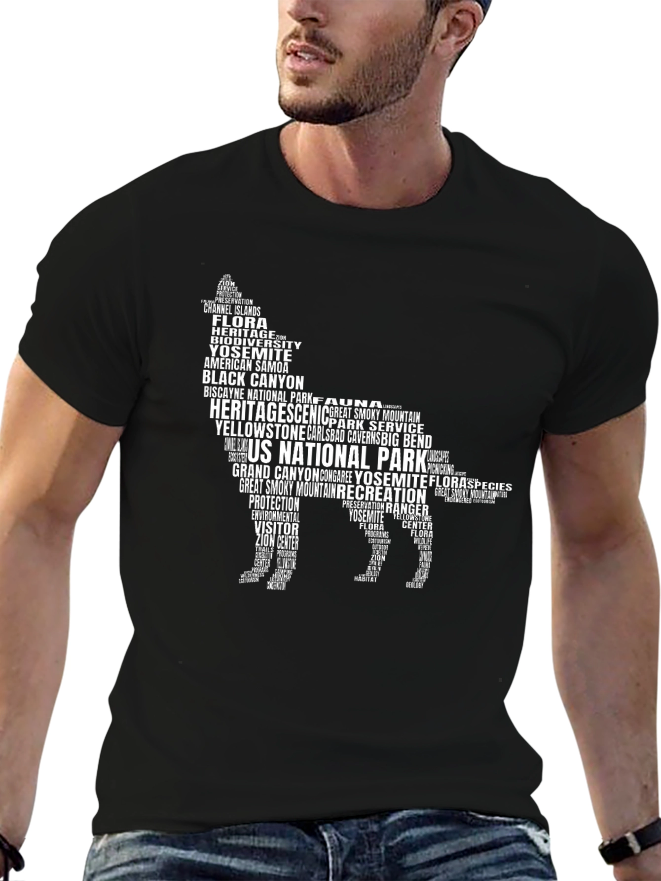 National Park Wolf T-Shirt